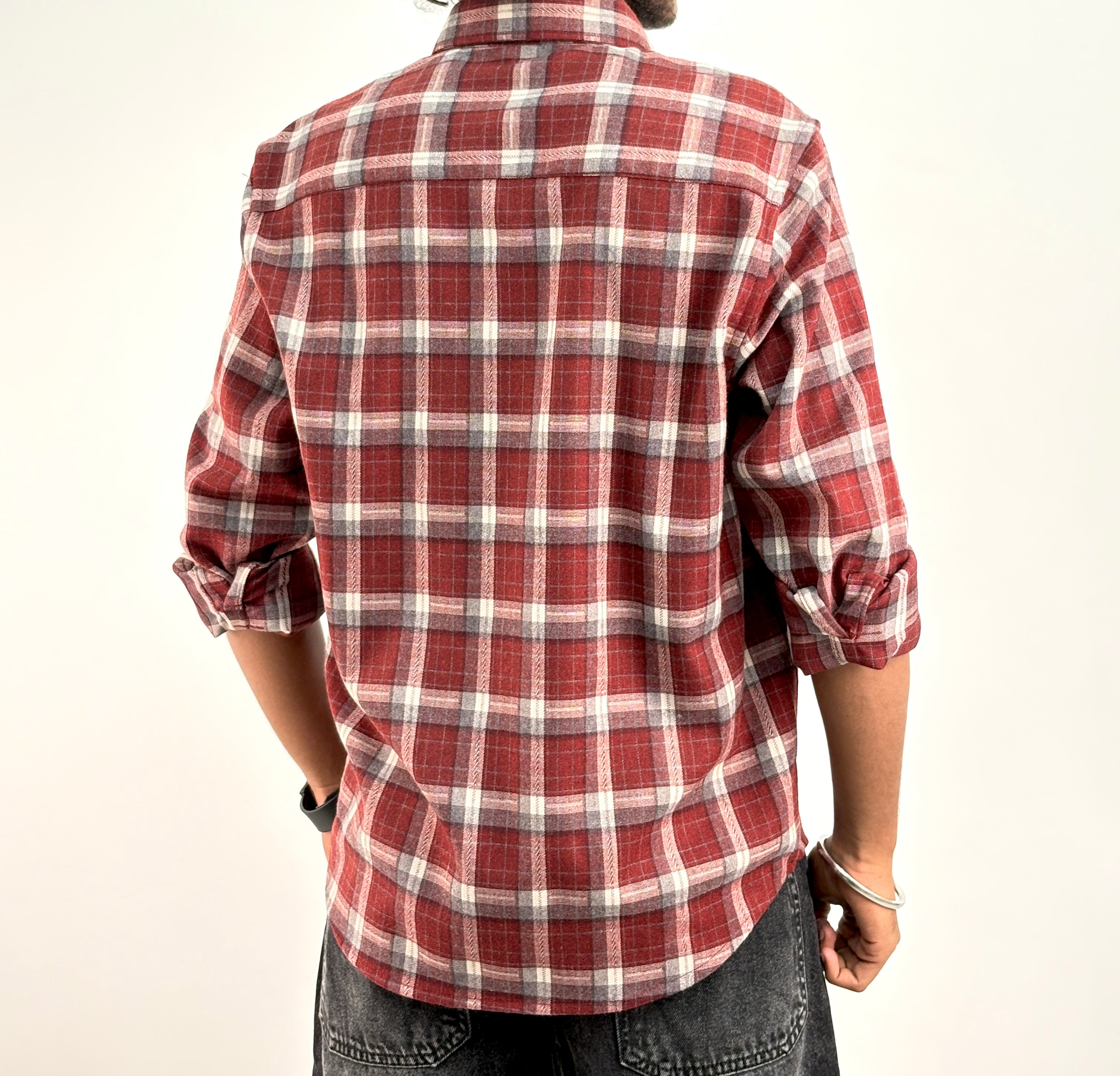 Red IMP Flannel Shirt 2