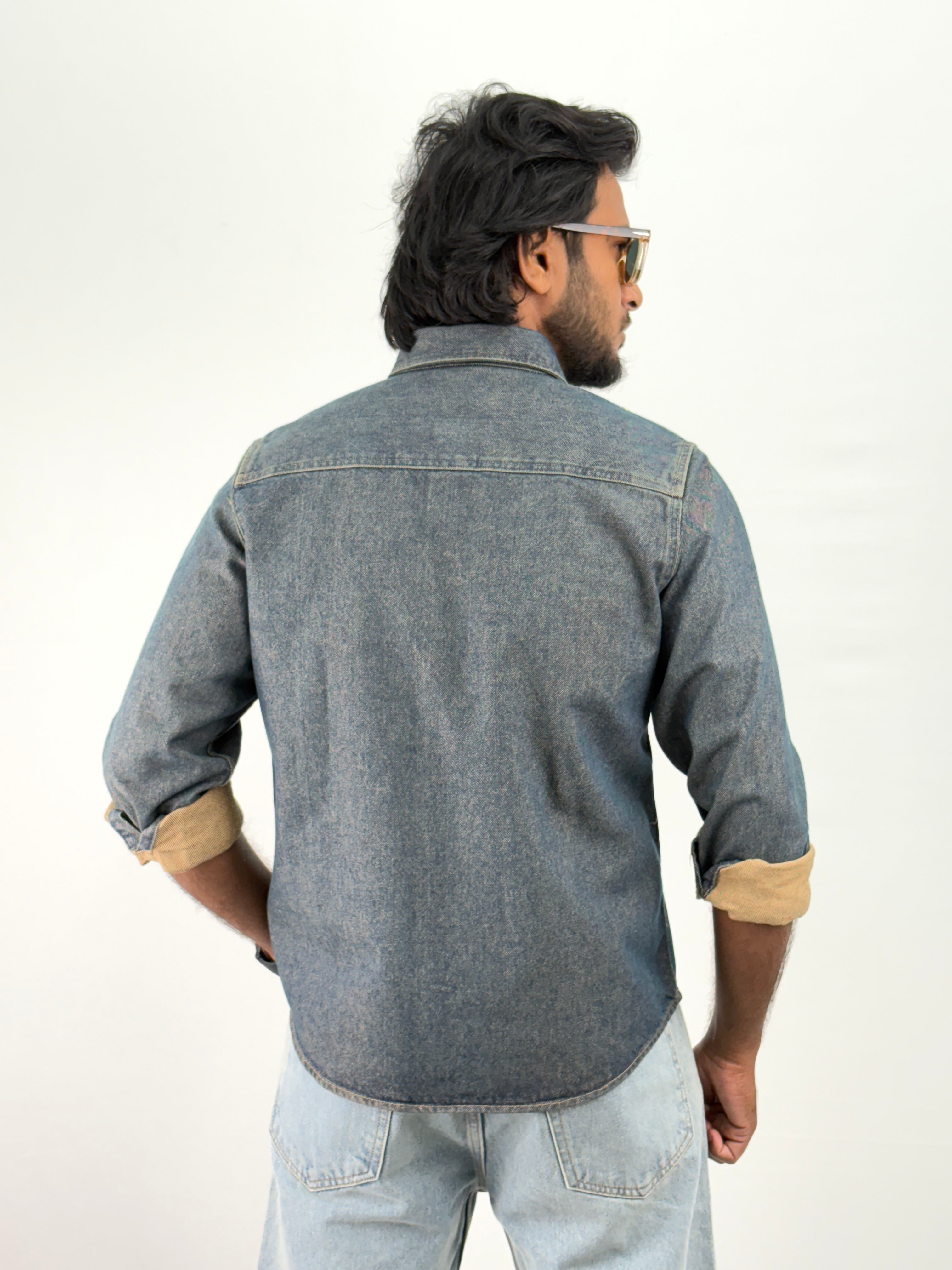 Denim Blue Denim Shirt