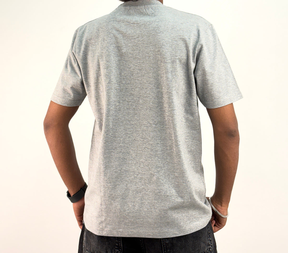 Grey Half Sleeve T-Shirt