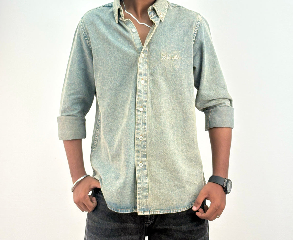 Vintage Blue Denim Shirt