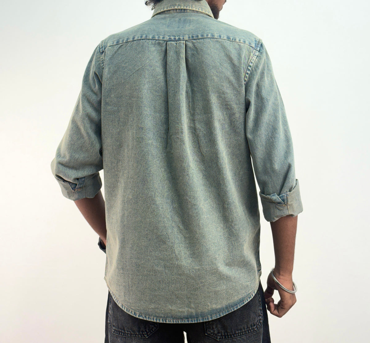 Vintage Blue Denim Shirt