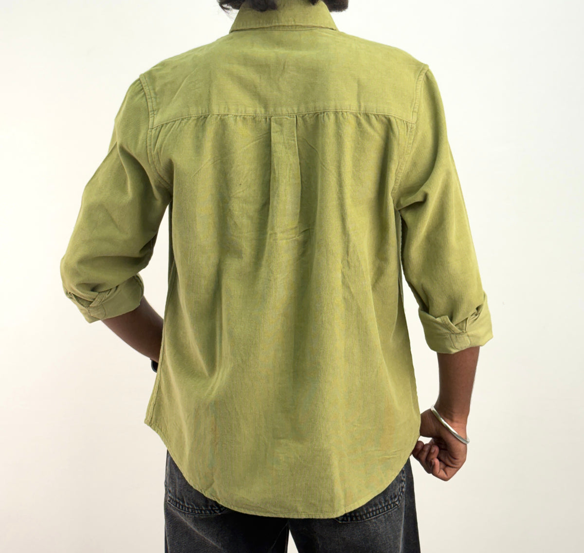 Light Green Corduroy Shirt