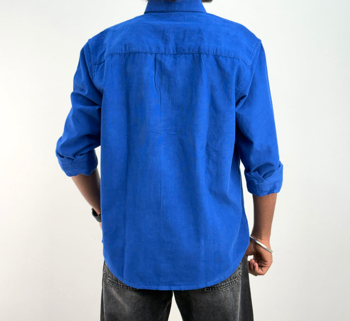 Royal Blue Corduroy Shirt