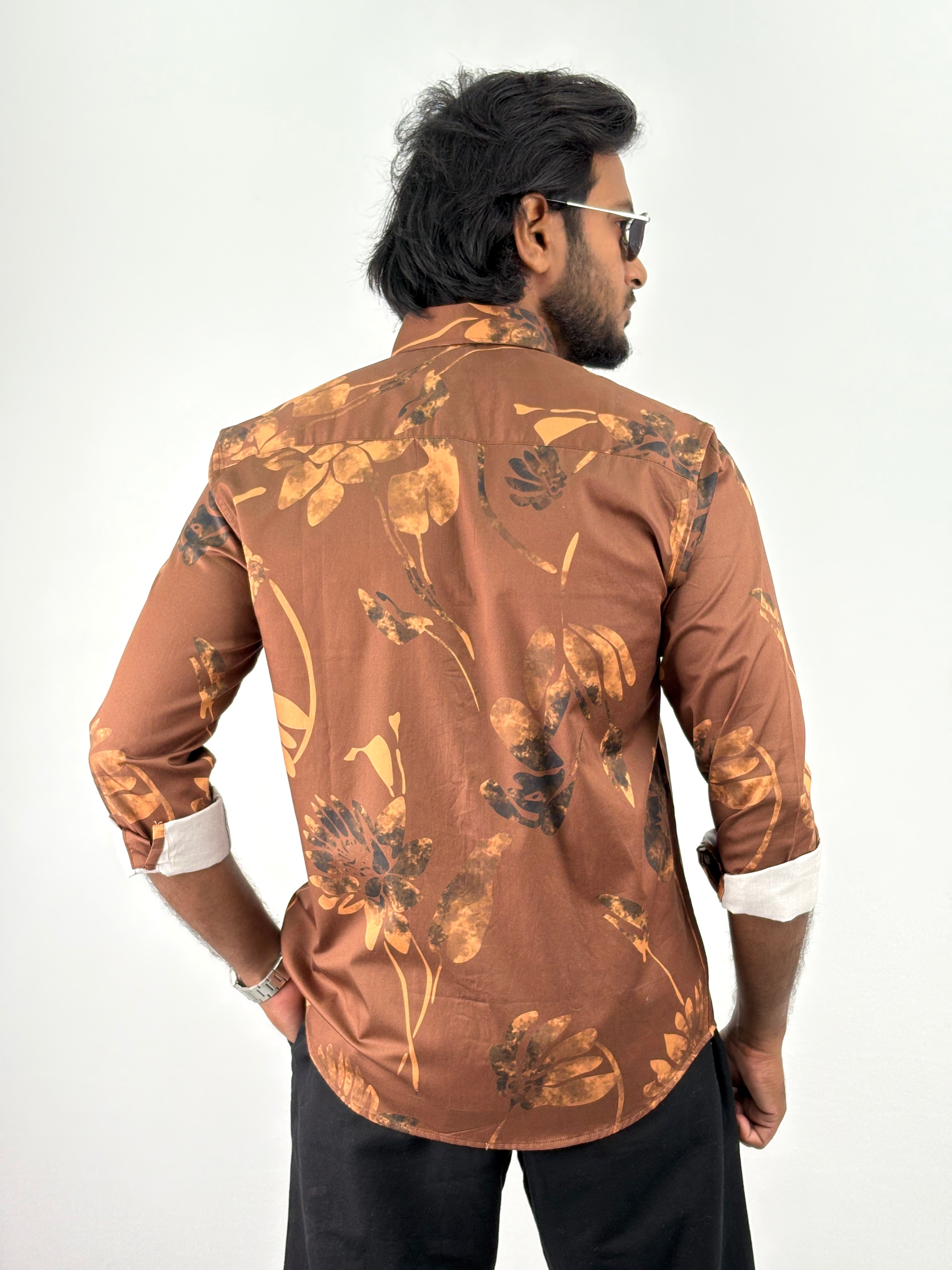 Rust Printed Shirts