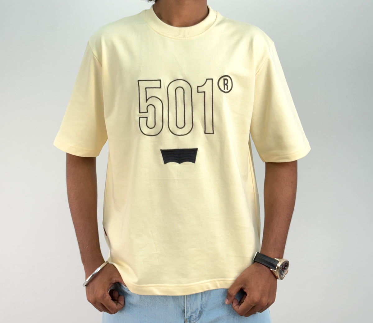 Cream Oversized T-Shirt