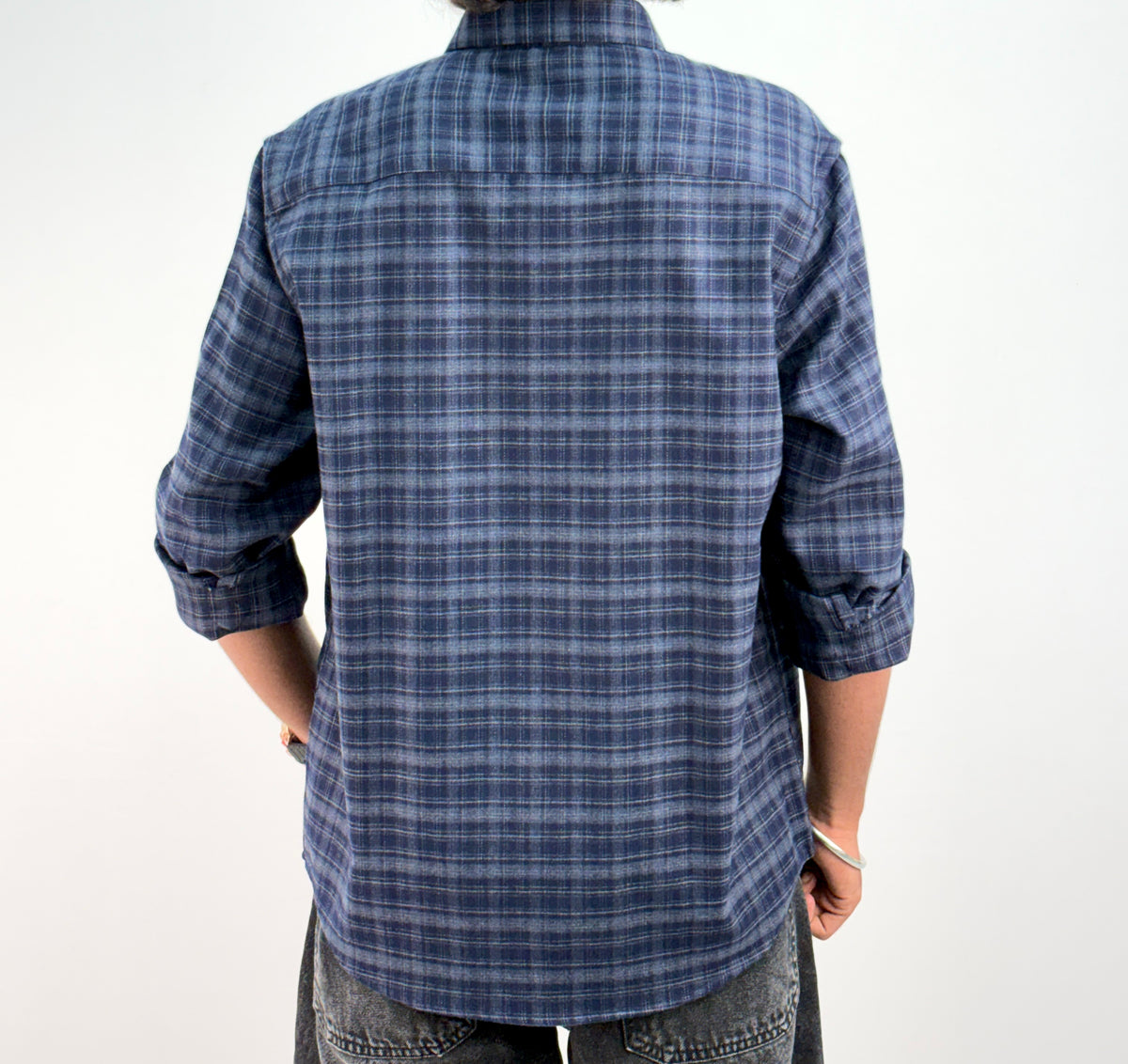 Navy IMP Flannel Shirt 3