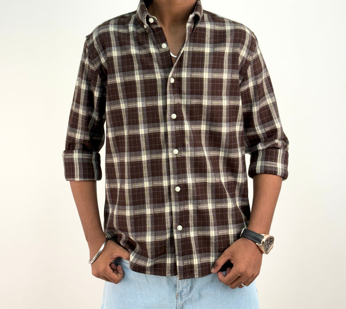 Coffee Brown IMP Flannel Shirt 3
