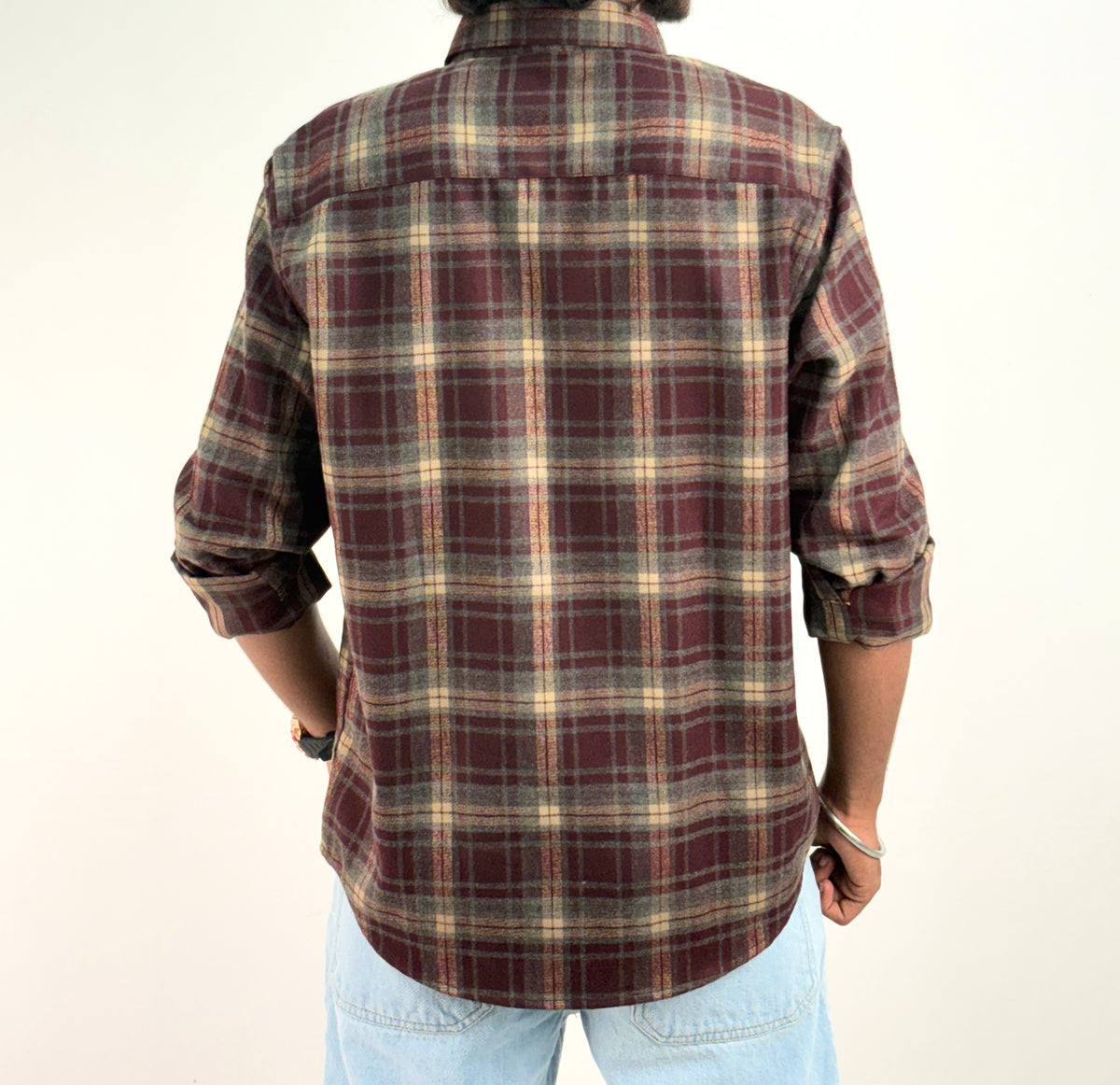 Wine IMP Flannel Shirt 3