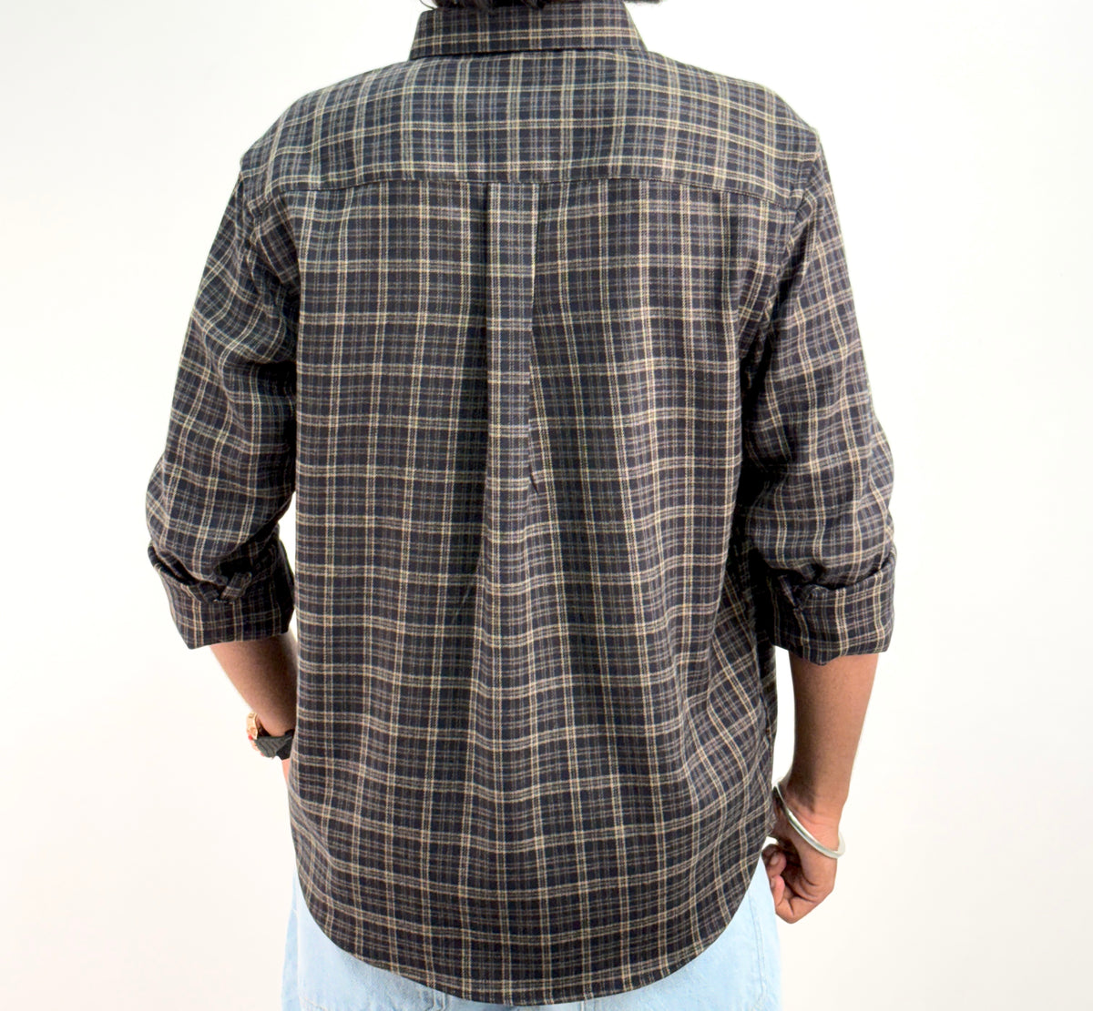 Charcoal Grey IMP Flannel Shirt 3