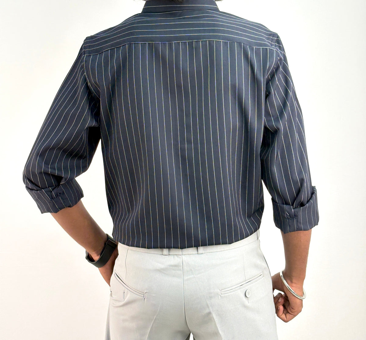 Navy IMP Stripe Shirt