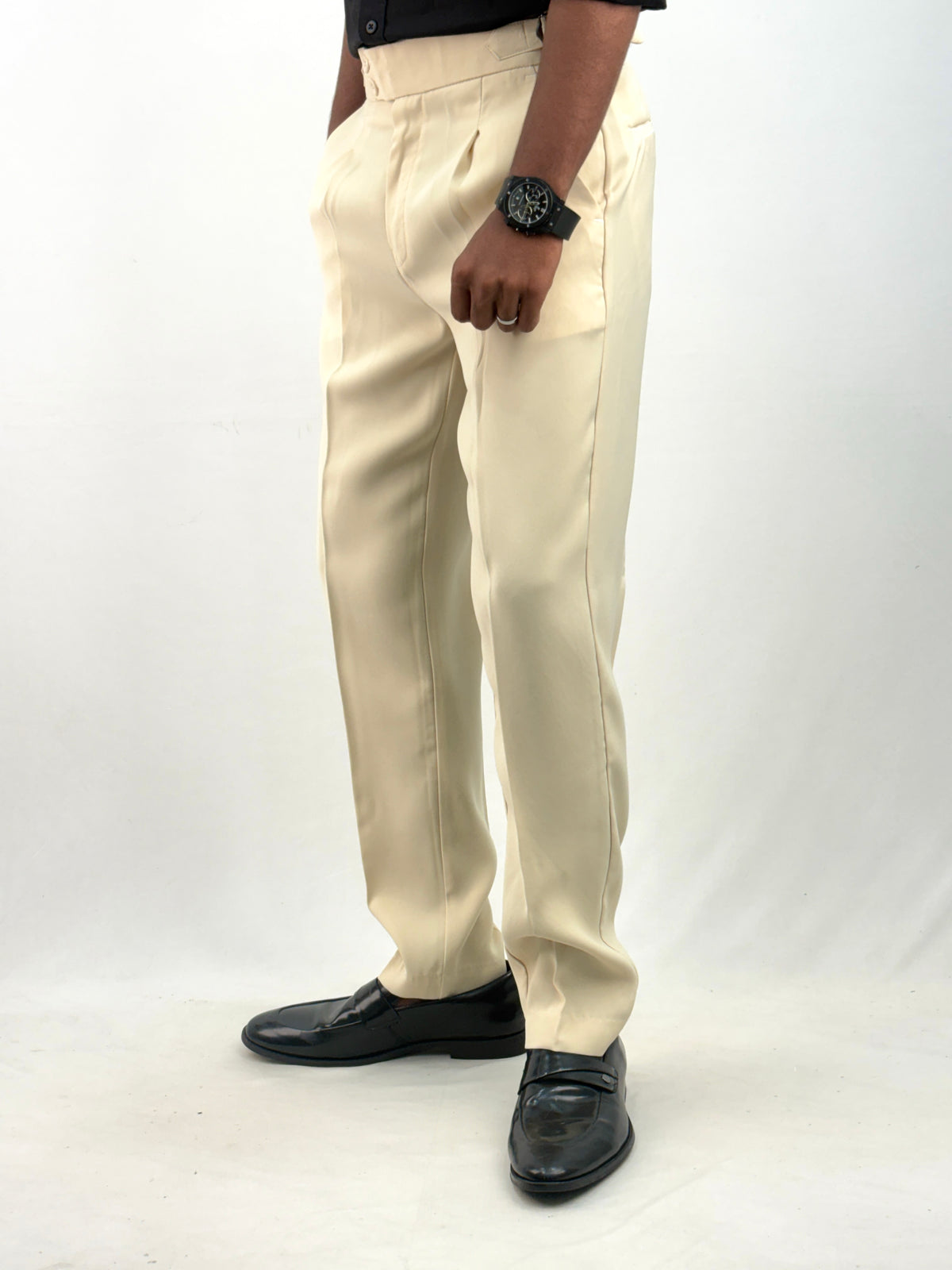 Beige Gurkha Pant 1