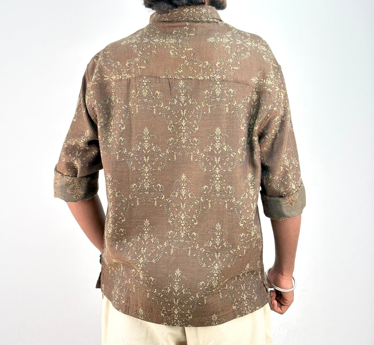 Brown Printed Shirt