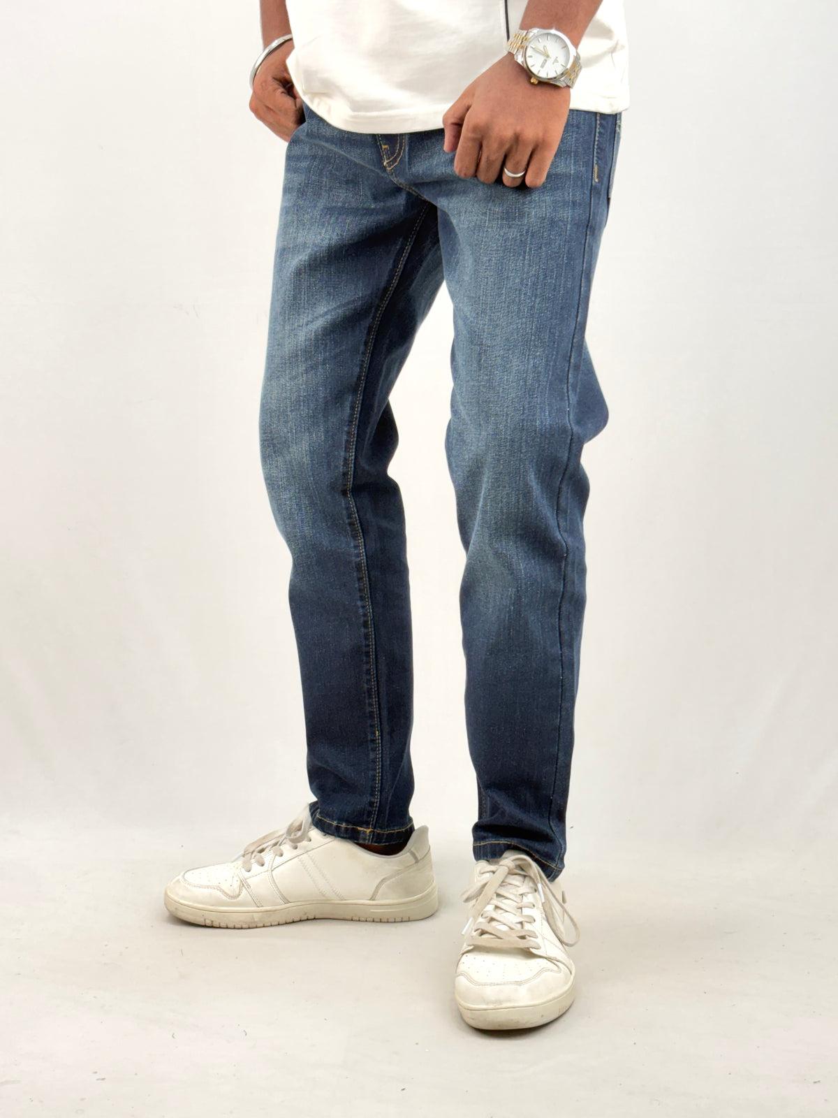 Pastel Blue Ankle Fit Jean 1