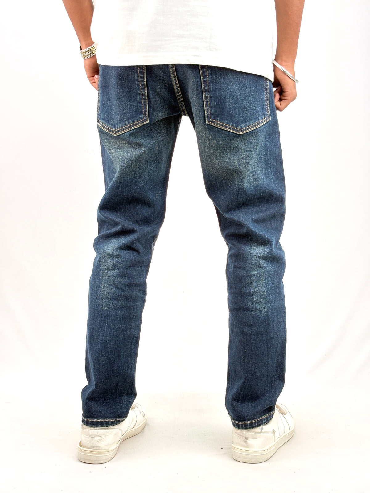 Teal Blue Ankle Fit Jean 1