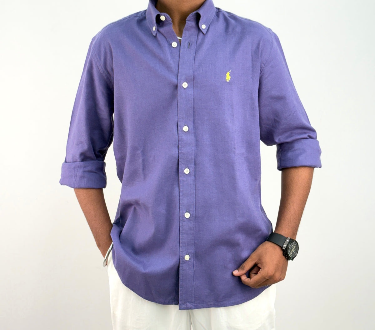 Purple Linen Shirt