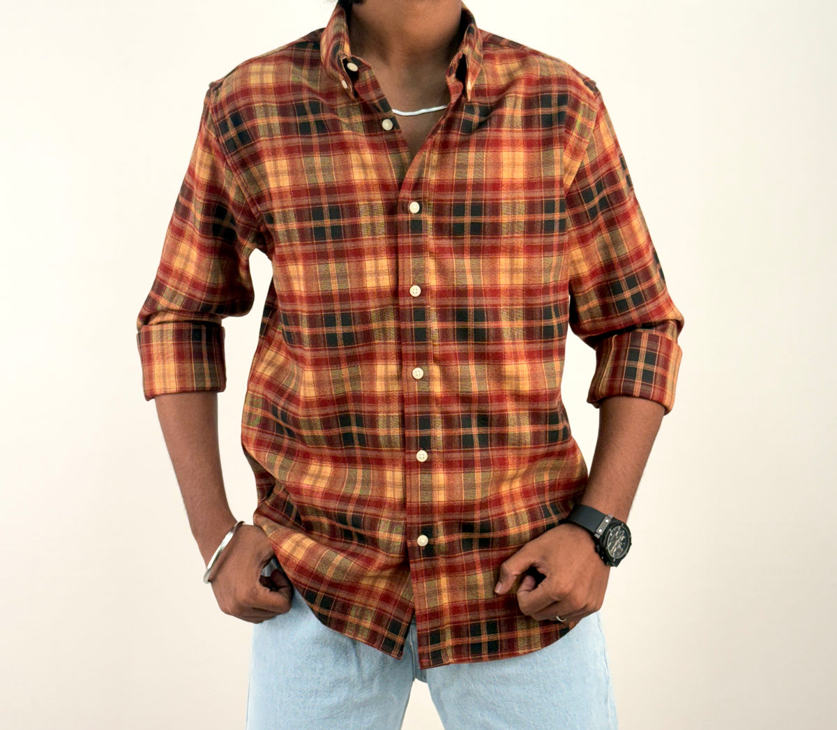 Brick Red IMP Flannel Shirt 4