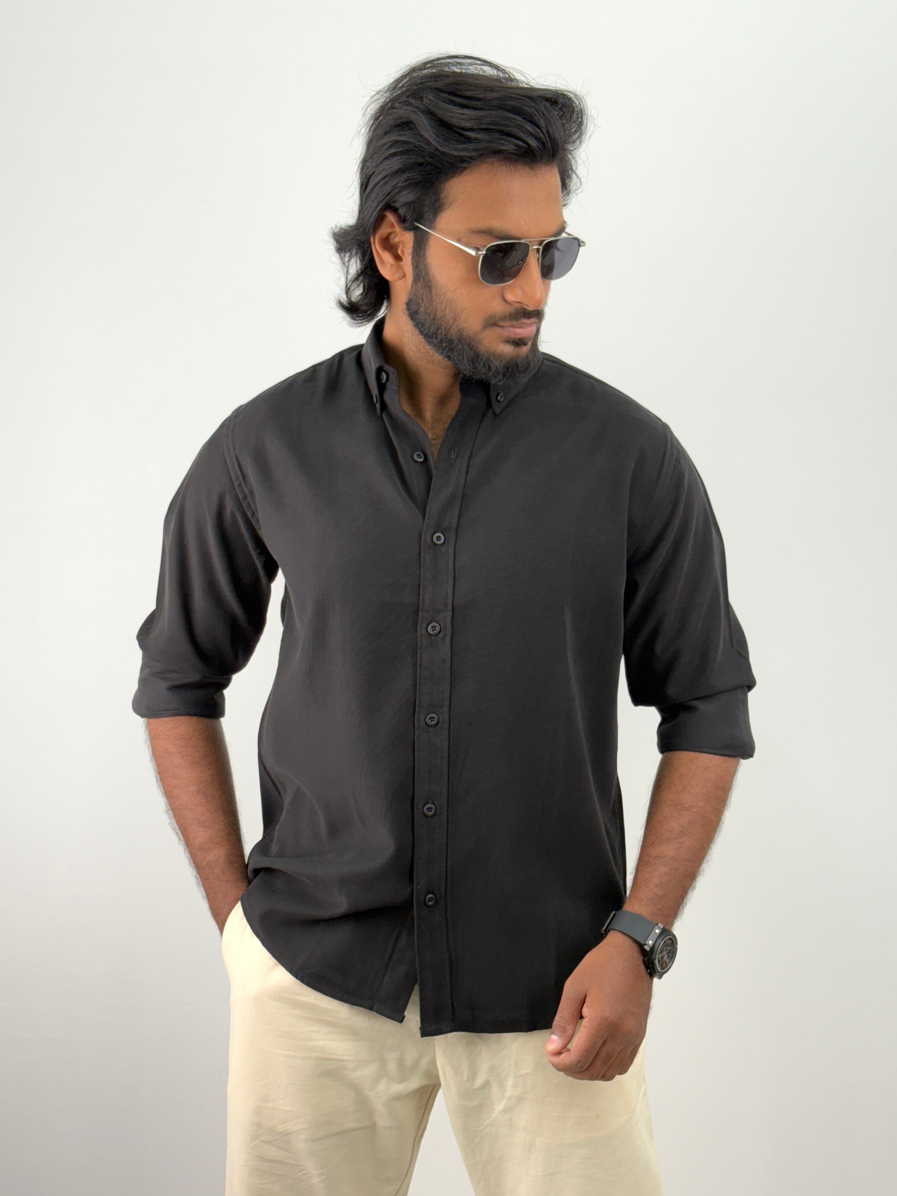 Black IMP Plain Shirts