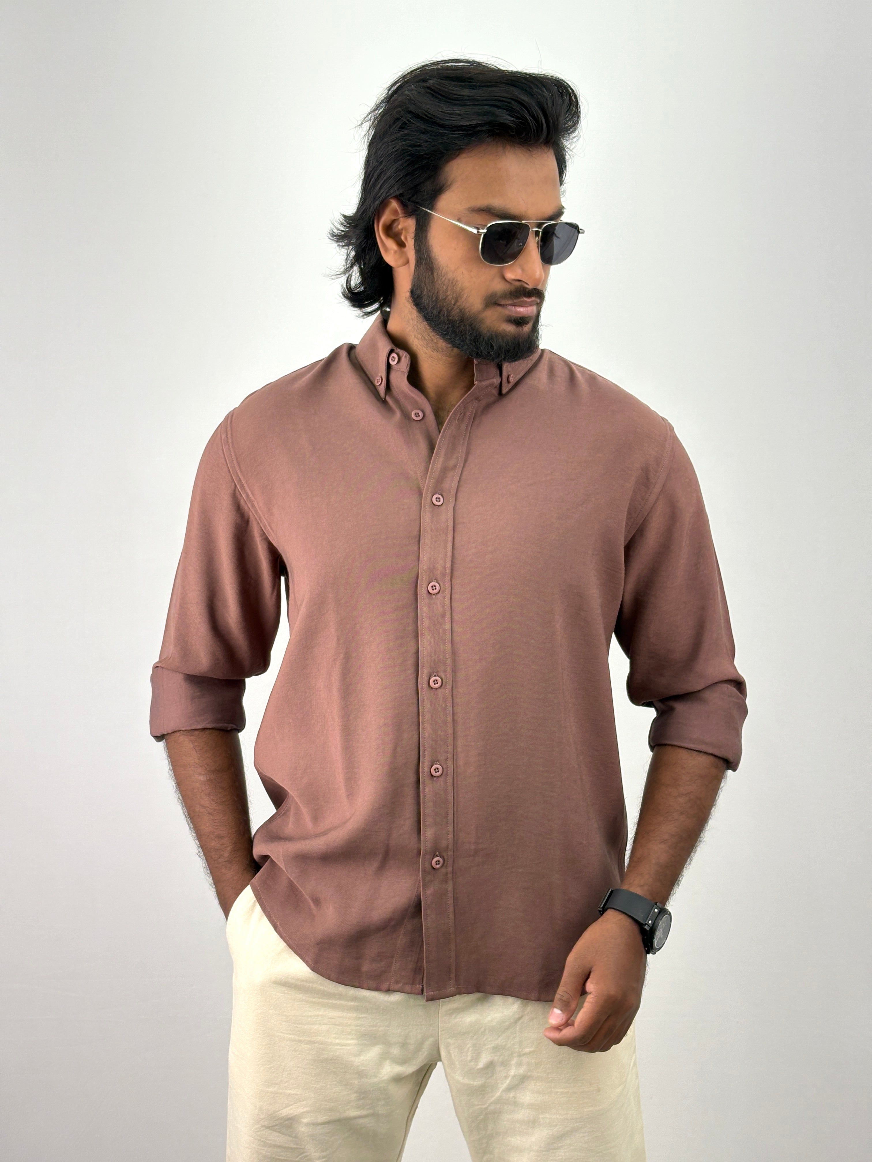 Brown IMP Plain Shirts