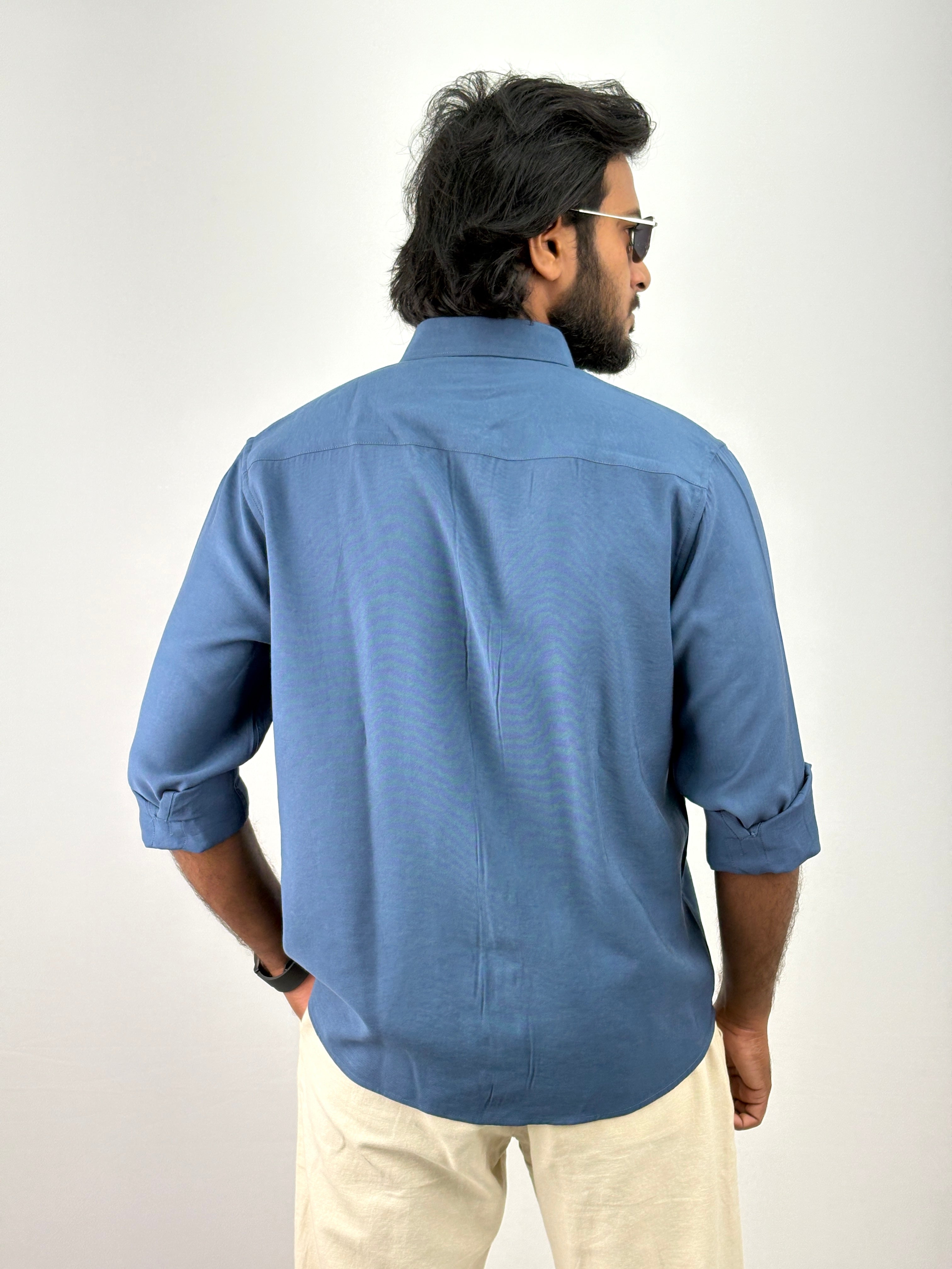 Peacock Blue IMP Plain Shirts