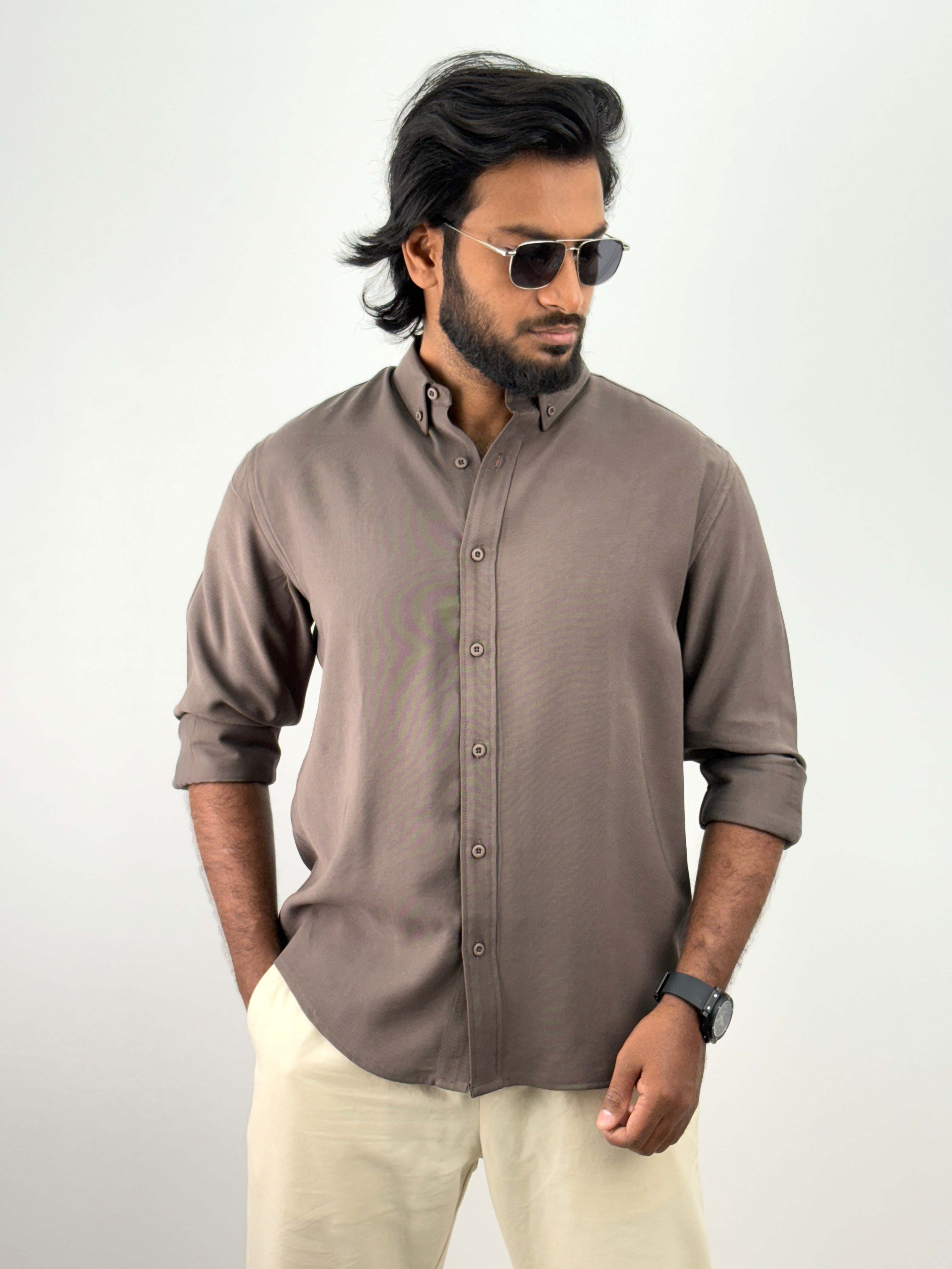 Charcoal IMP Plain Shirts