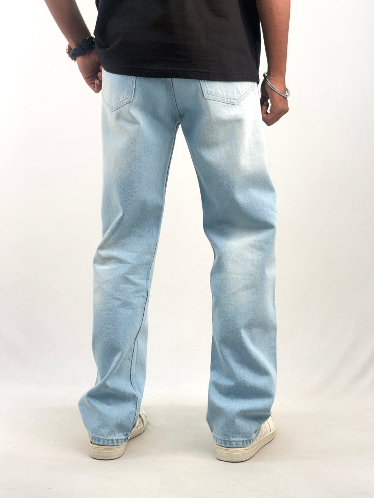 Ice Blue Straight Fit Jean 1