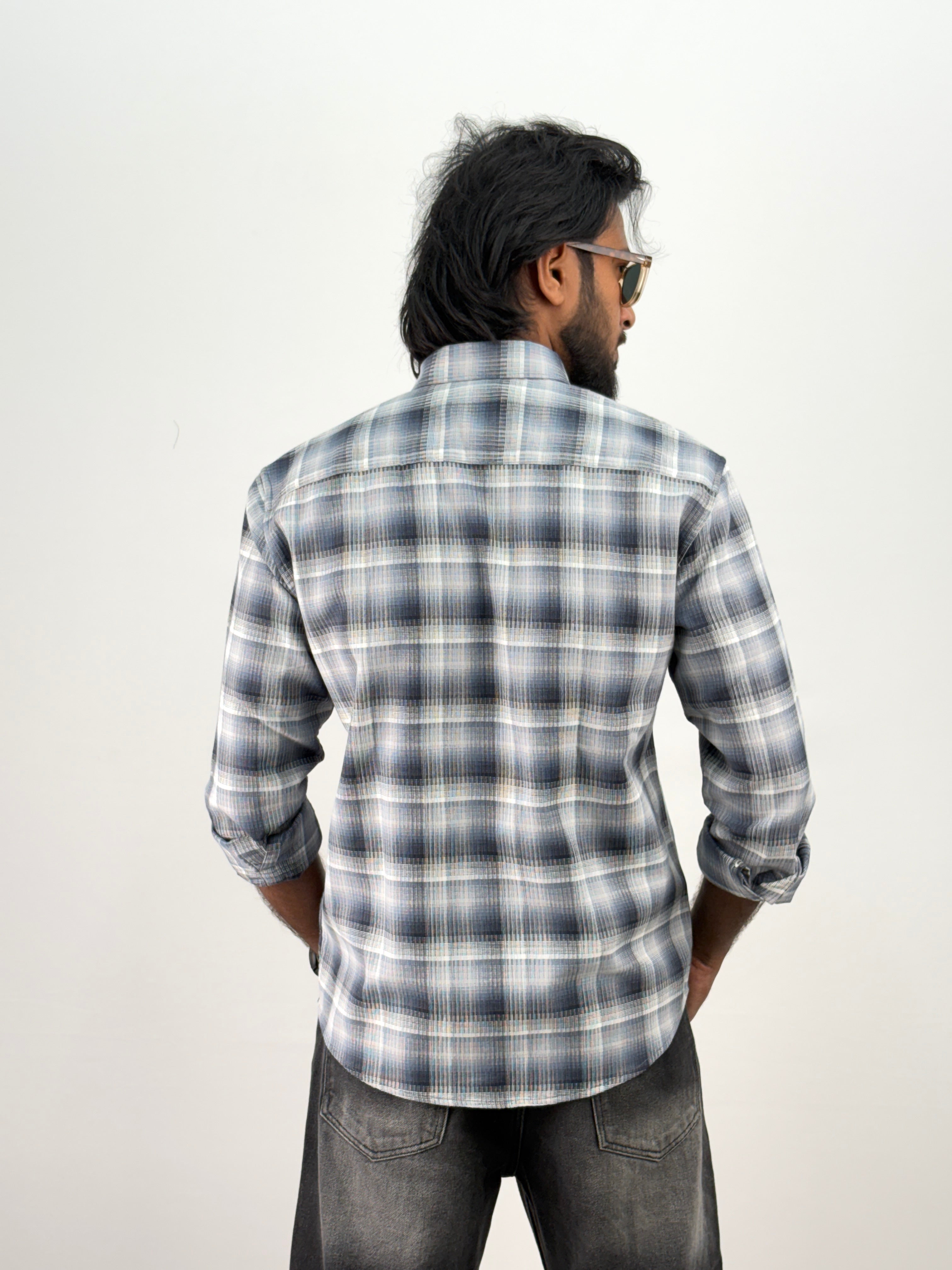 Light Blue Flannel Shirt