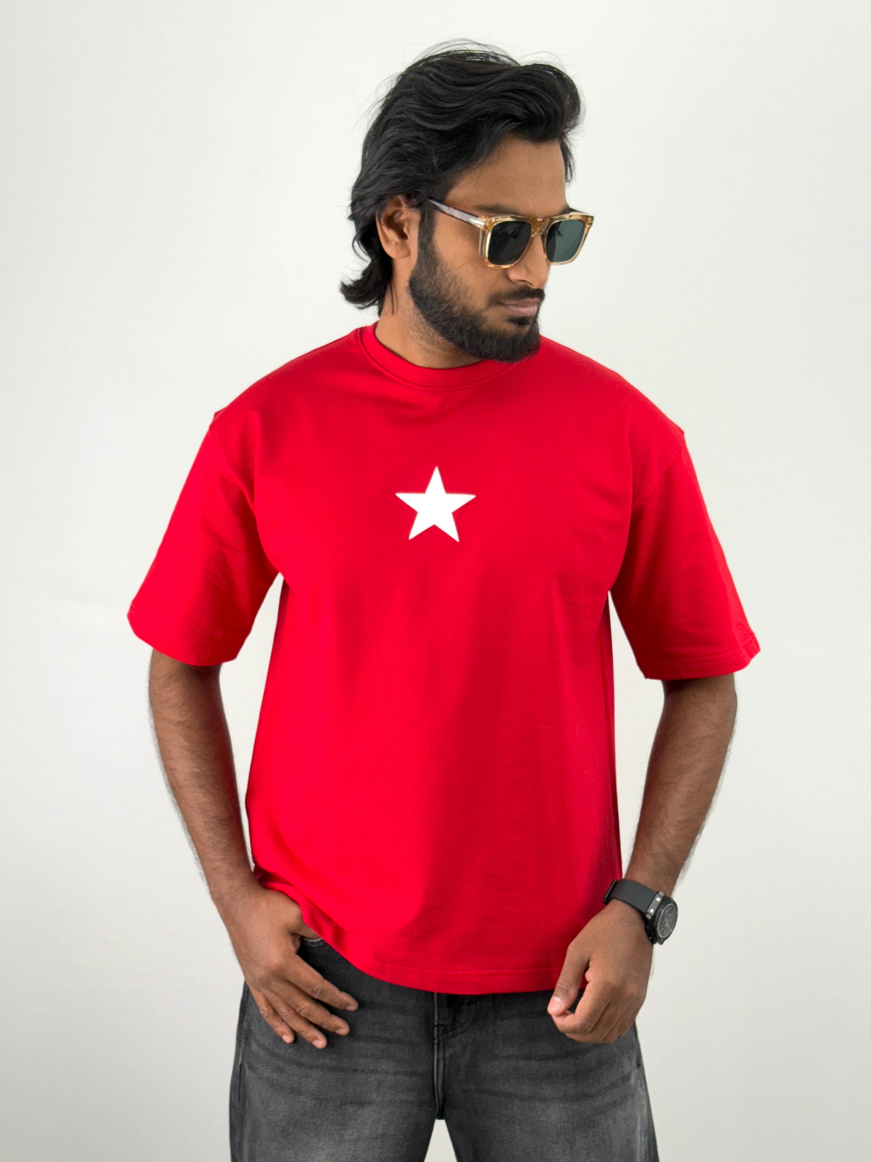 Red Oversized T-Shirt