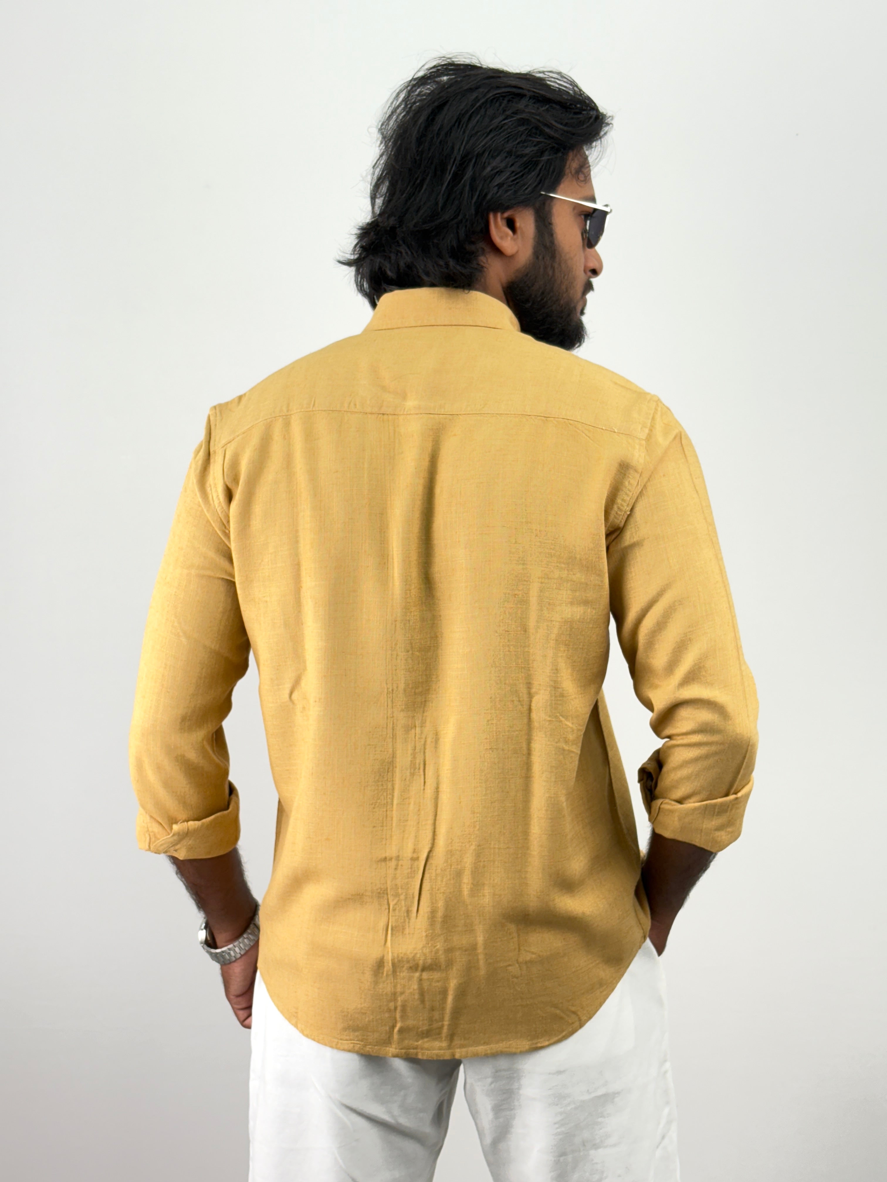 Yellow Linen Shirt