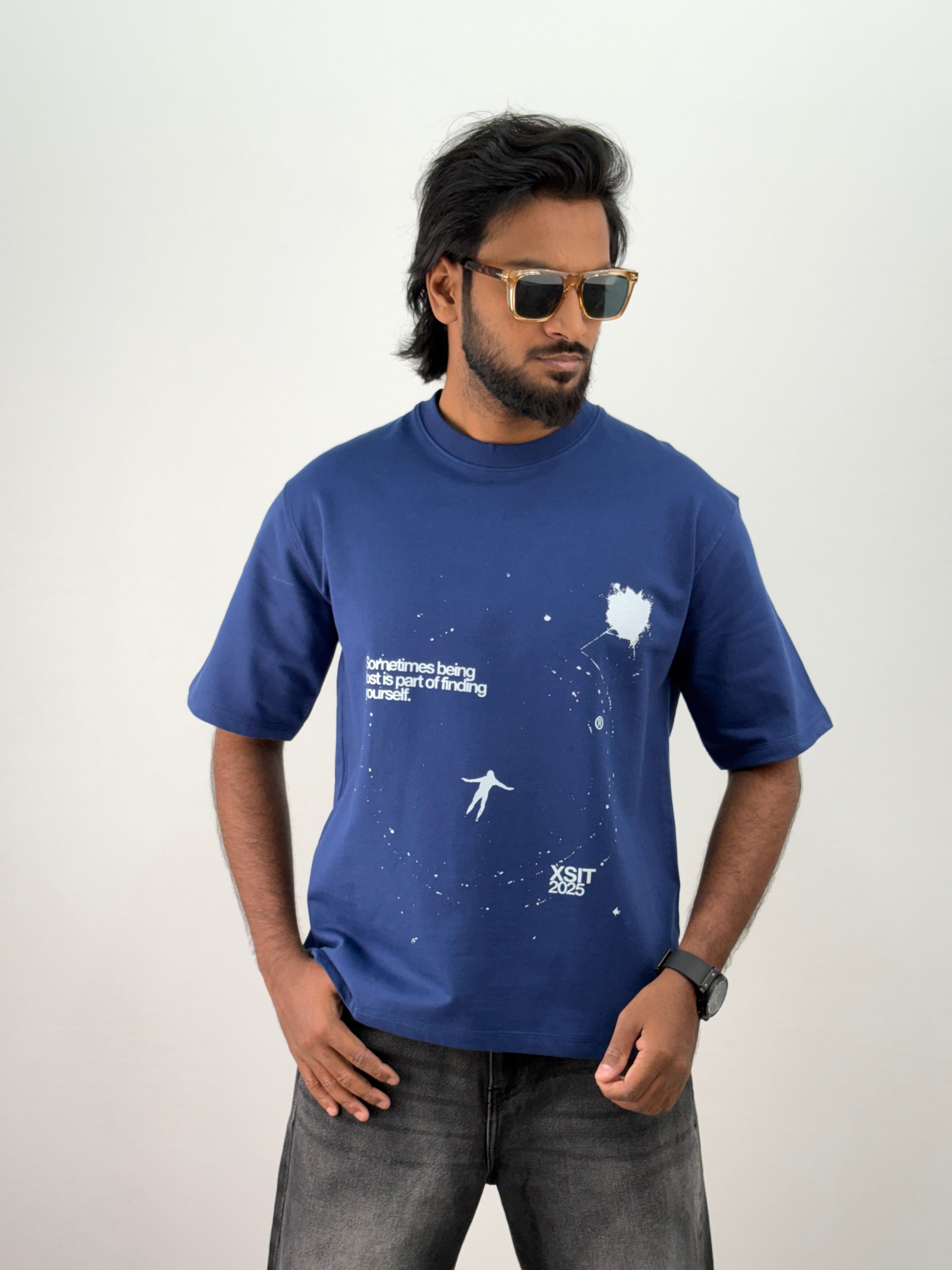 Blue 2 Oversized T-Shirt