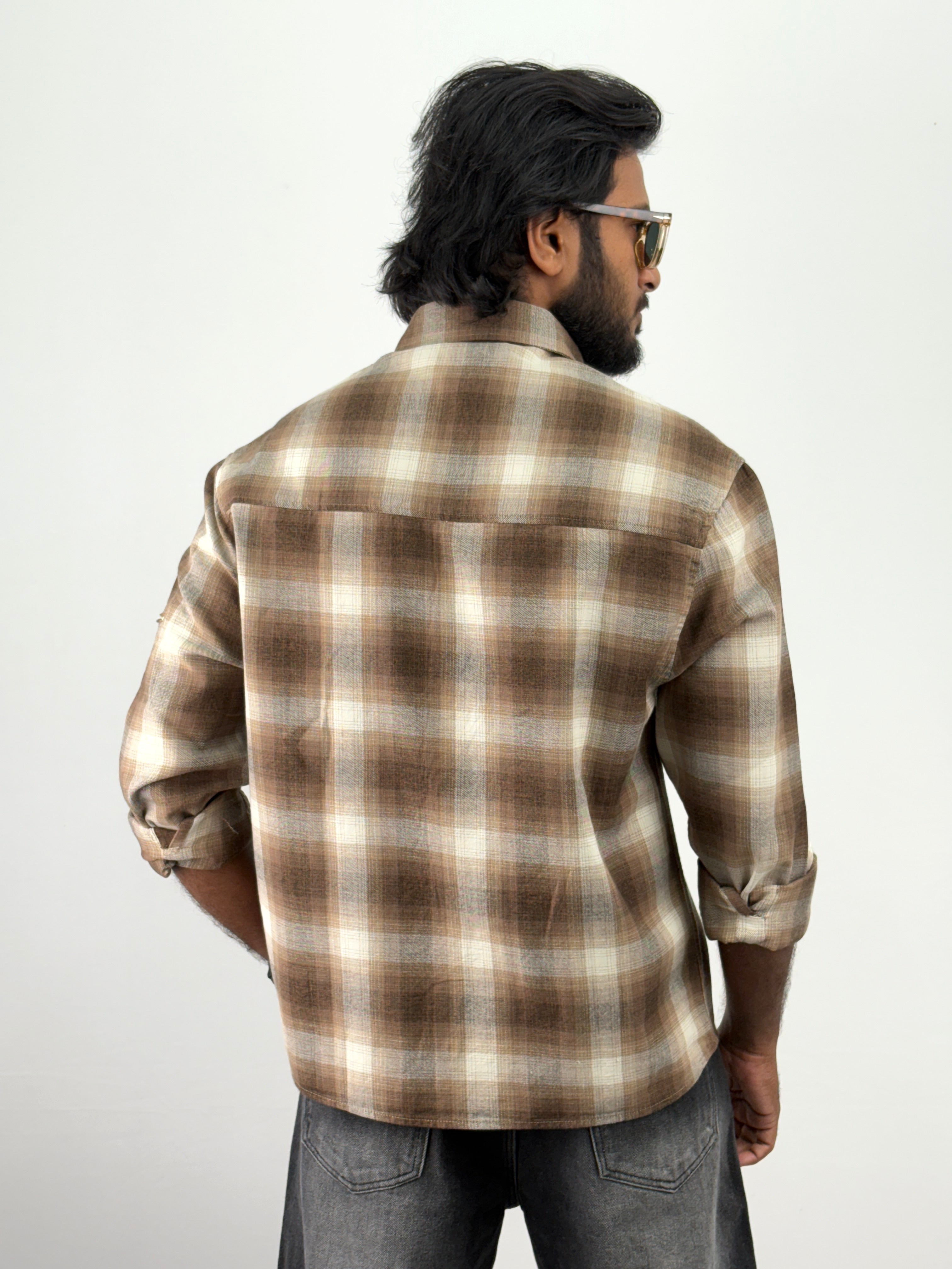 Brown Oversized Shirt