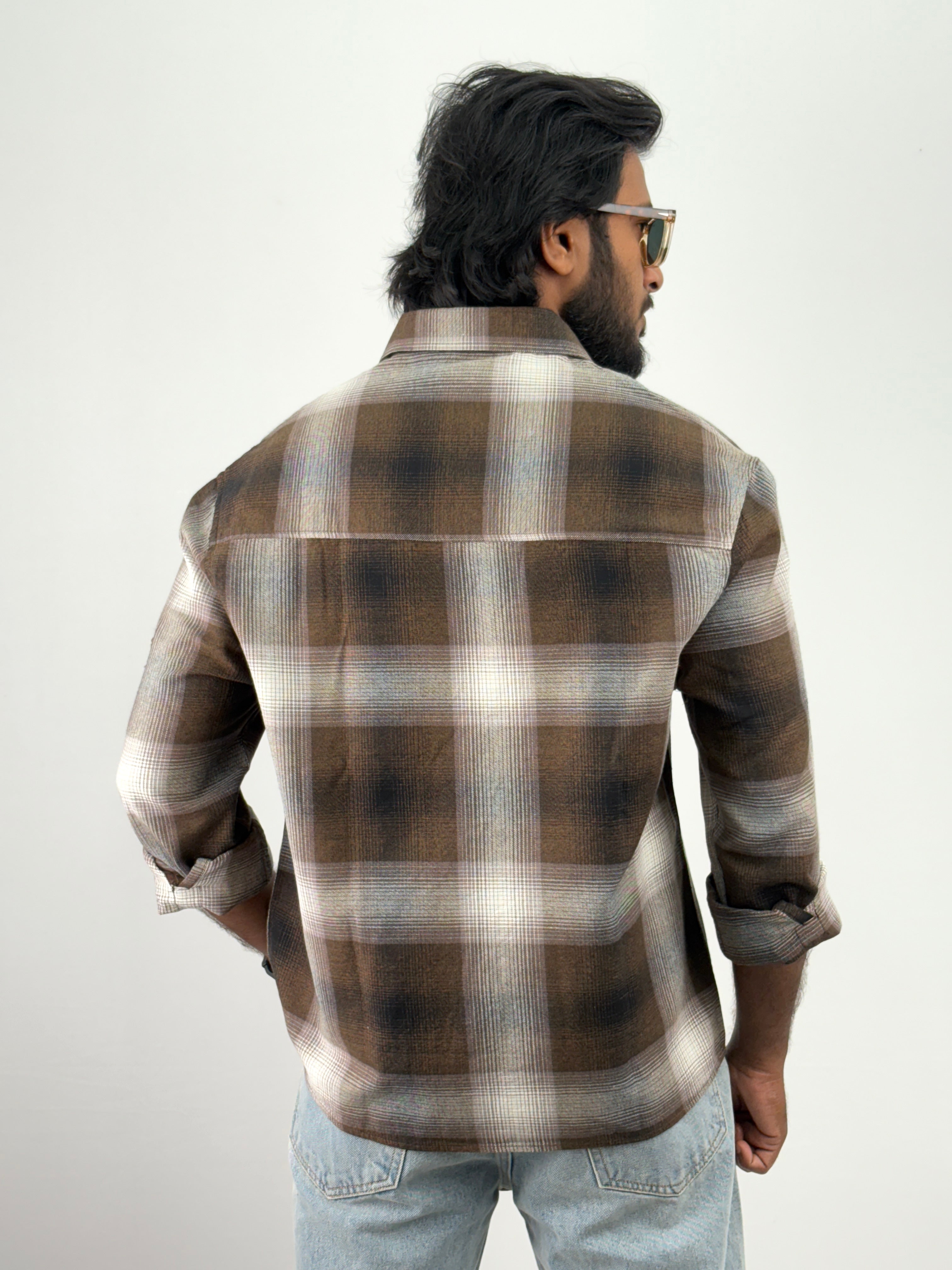 Dark Brown Oversized Shirt