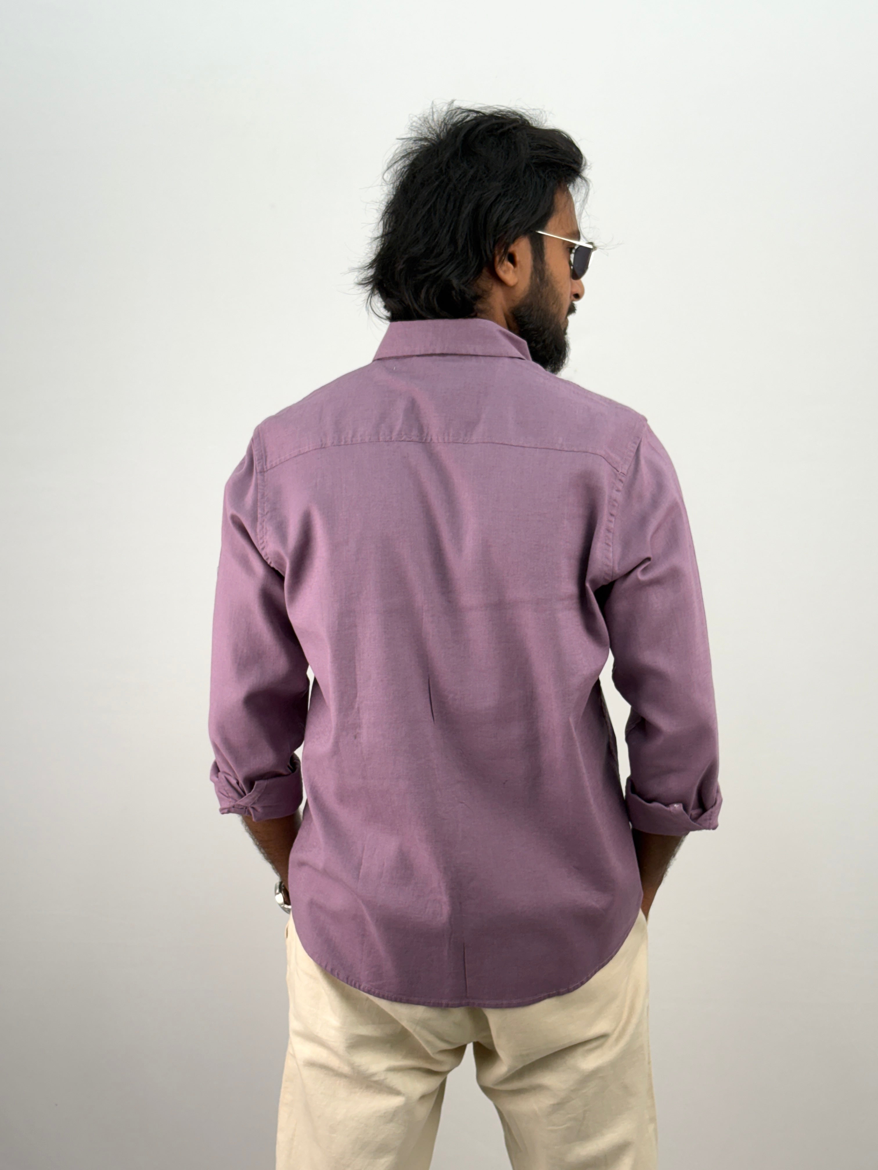 Lavender Linen Shirt