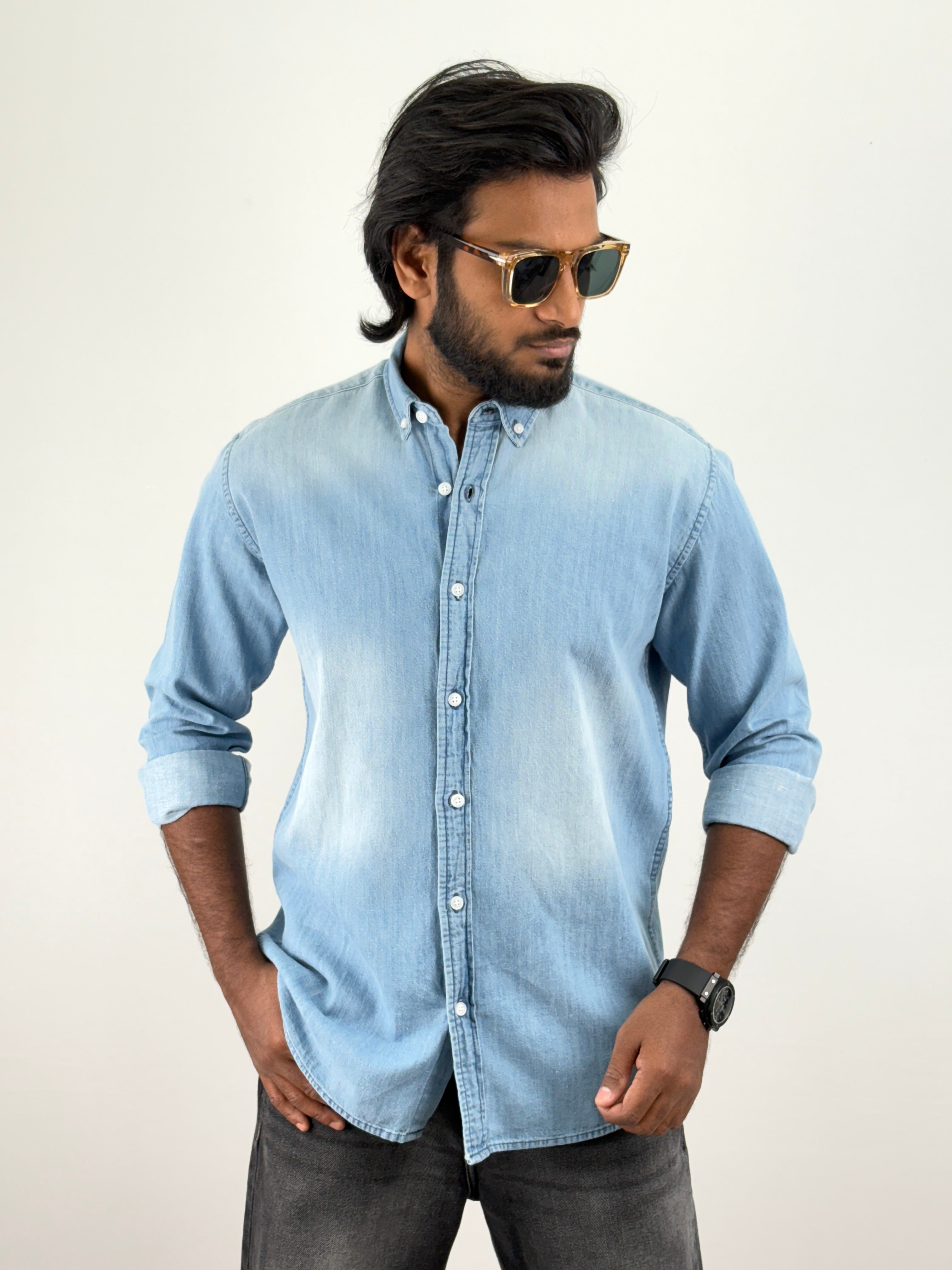 Blue Denim Shirt