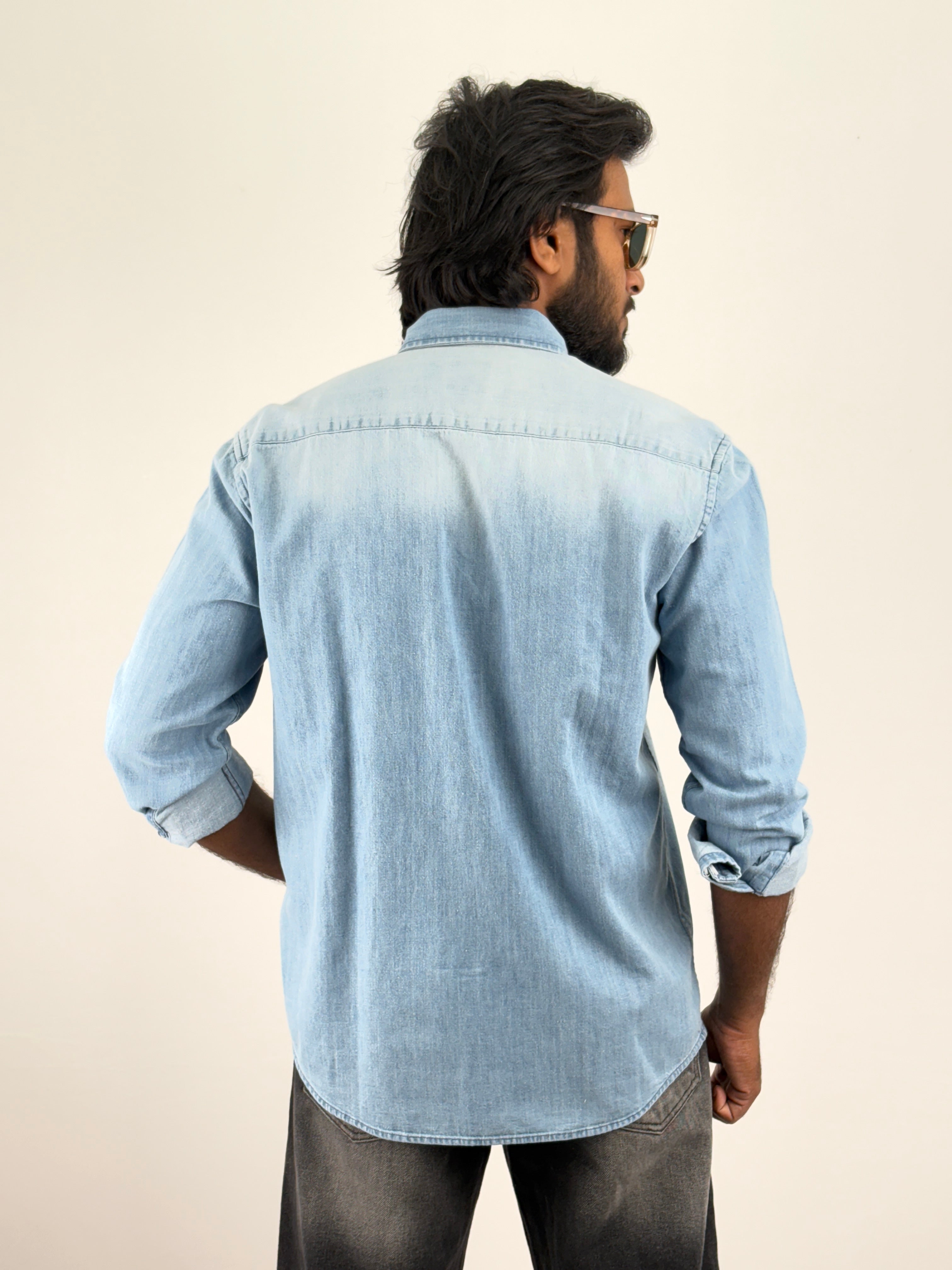 Blue Denim Shirt