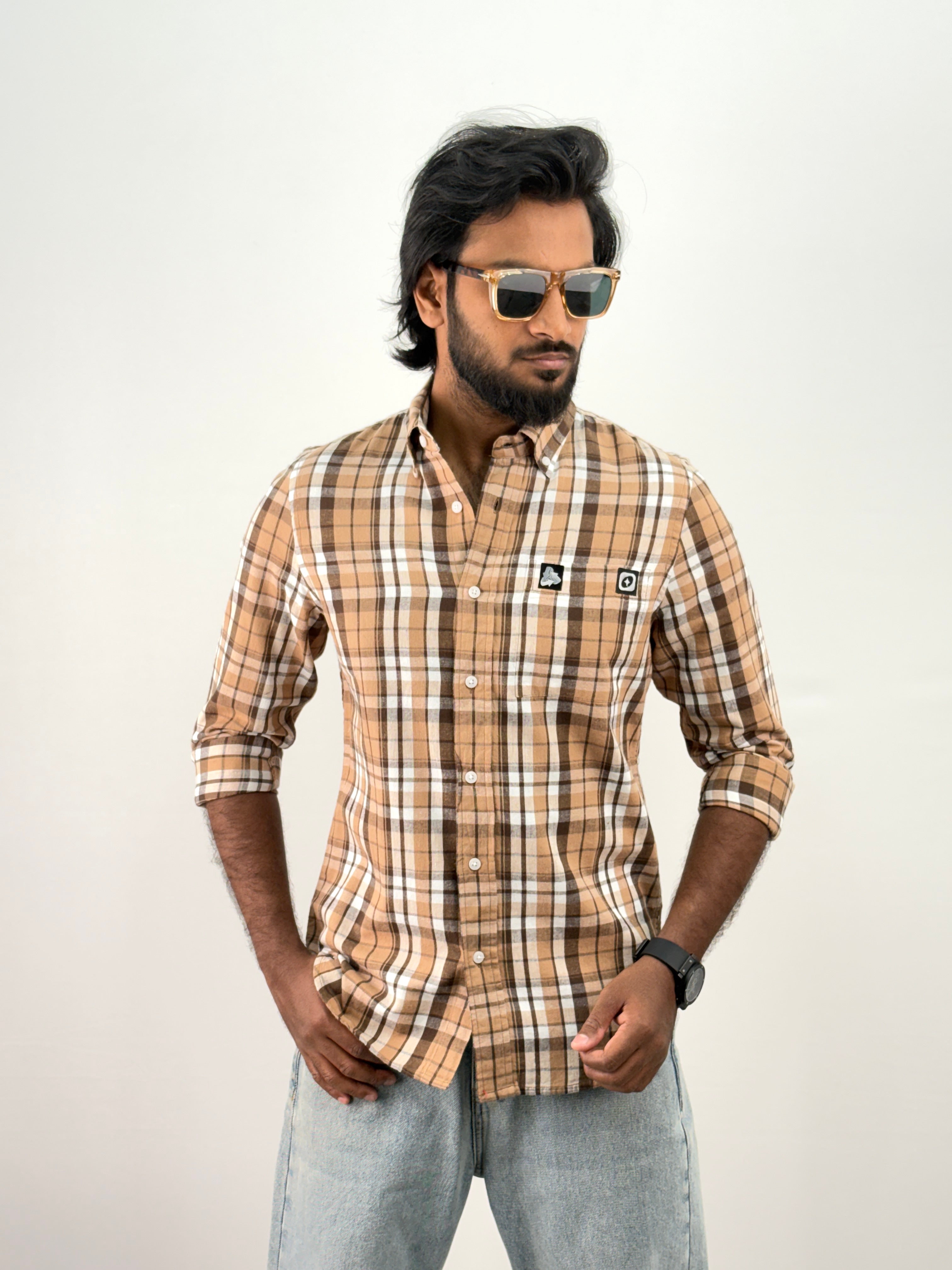 Fawn Flannel Shirt