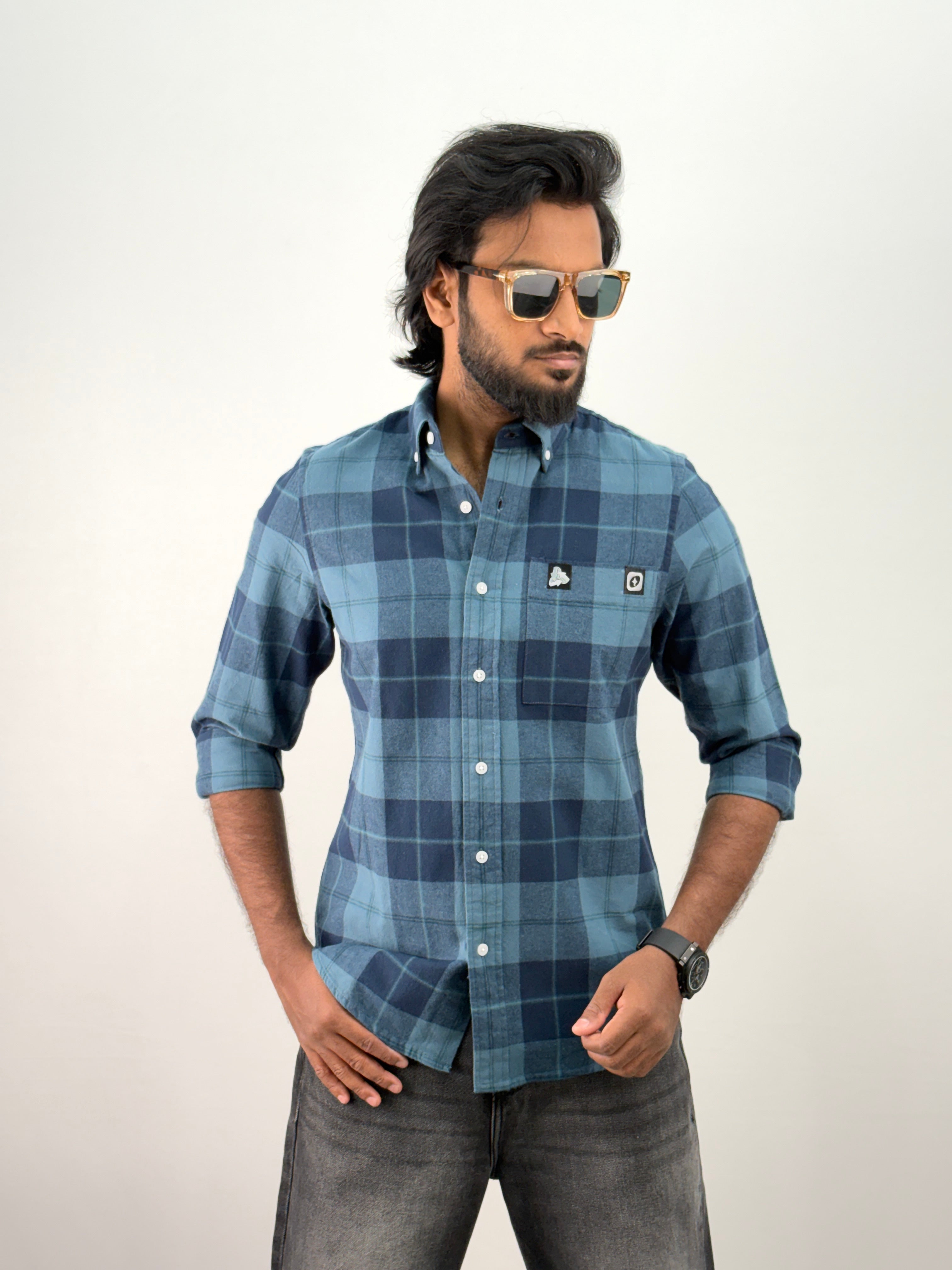 Peacock Flannel Shirt