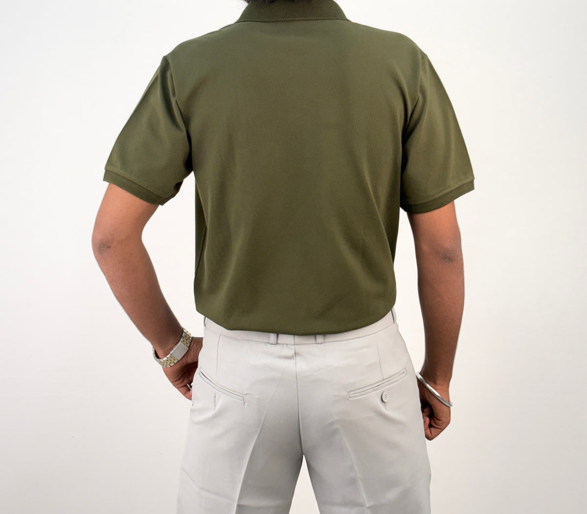 Green Half Sleeve Polo T-shirt