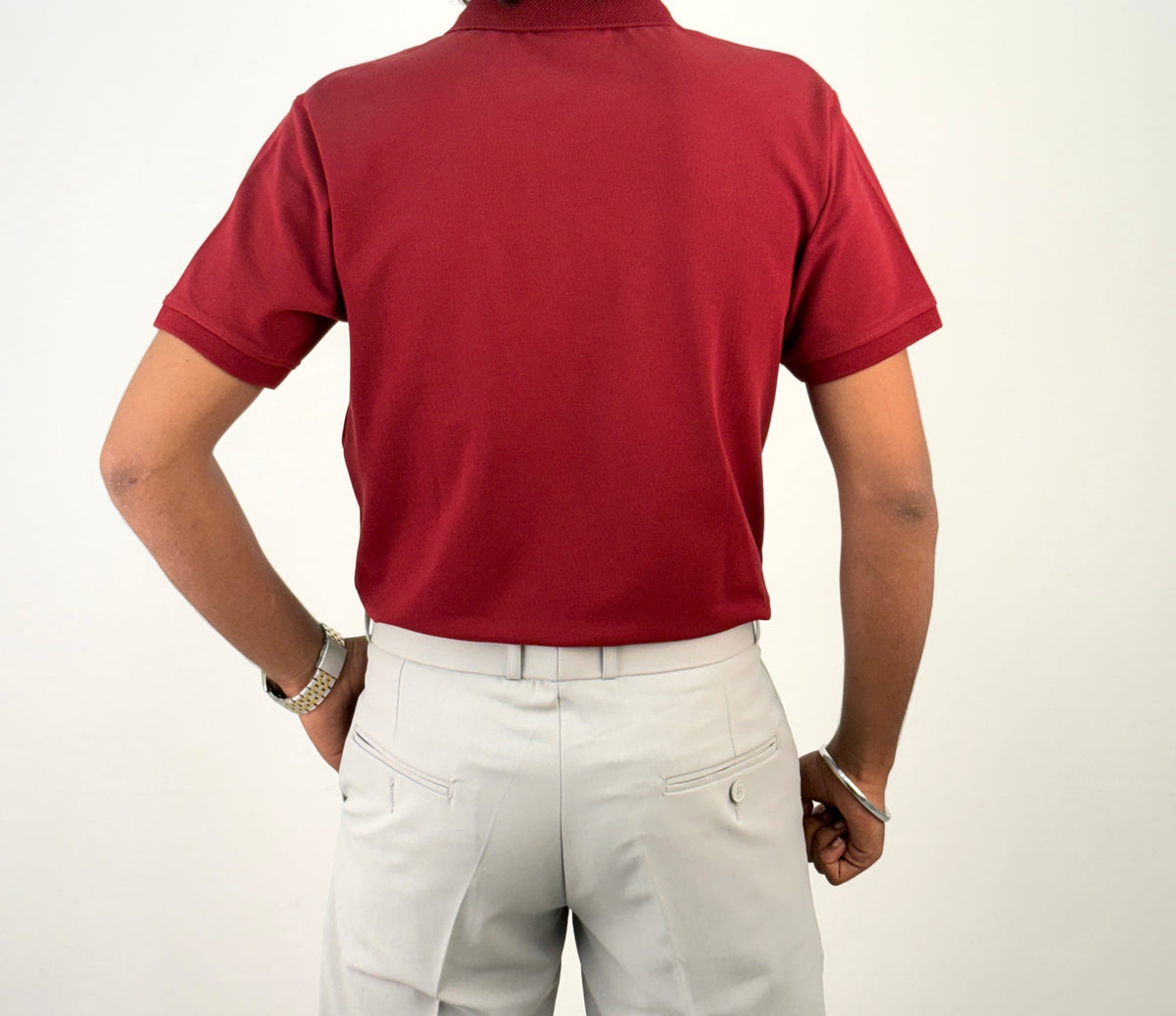 Red Half Sleeve Polo T-shirt
