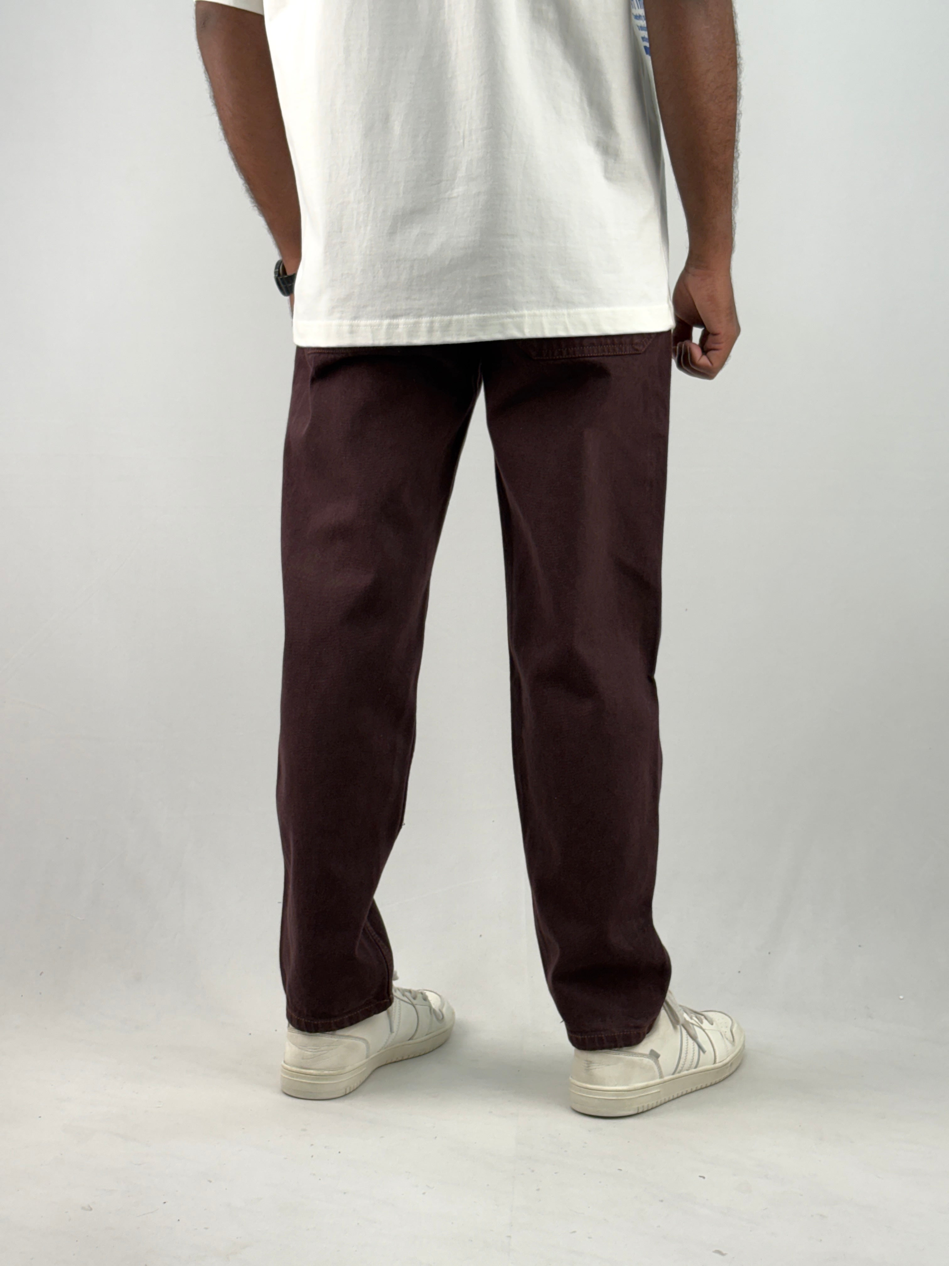 Brown Semi Baggy Jean