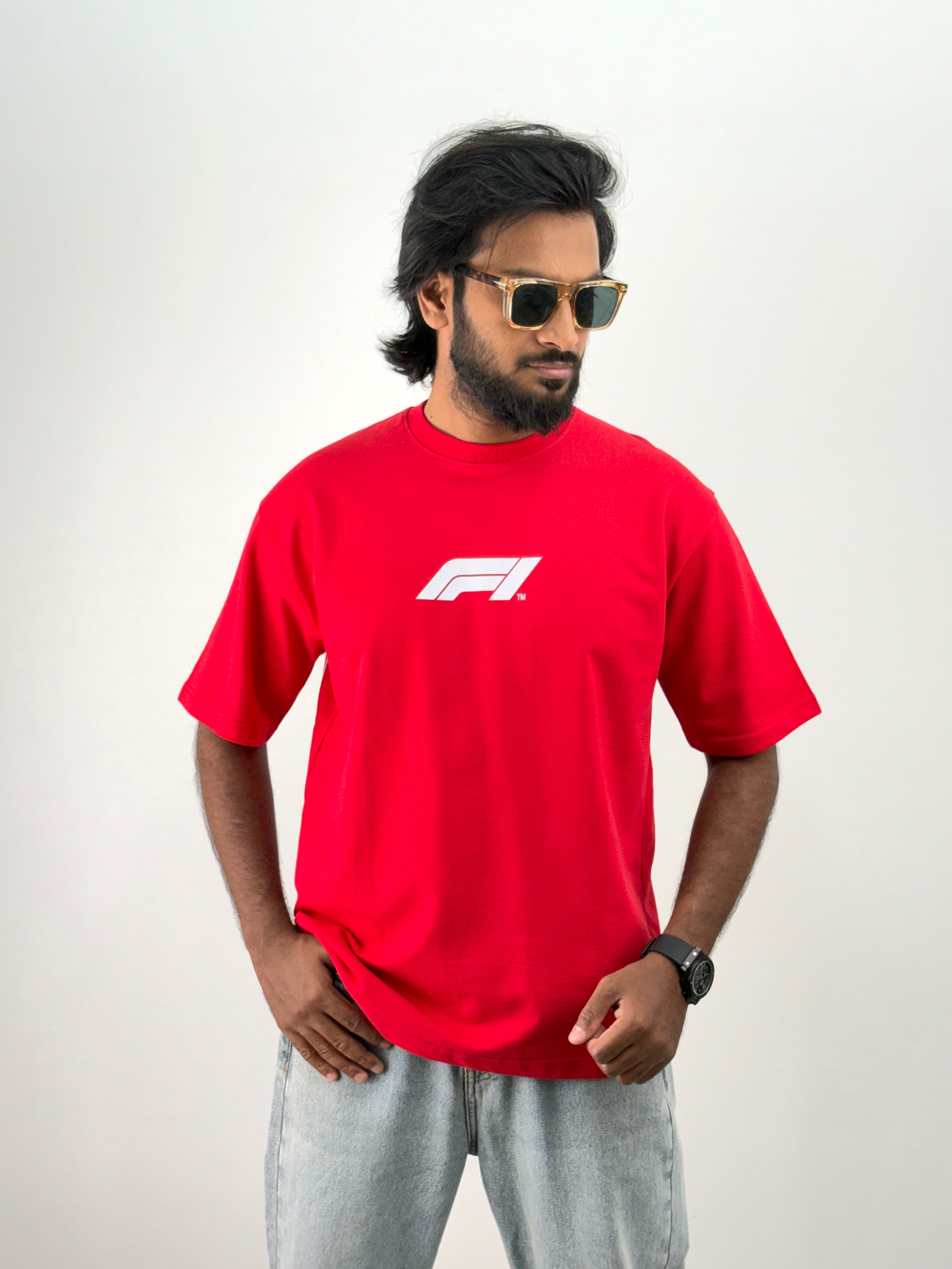 Red Oversized T-Shirt