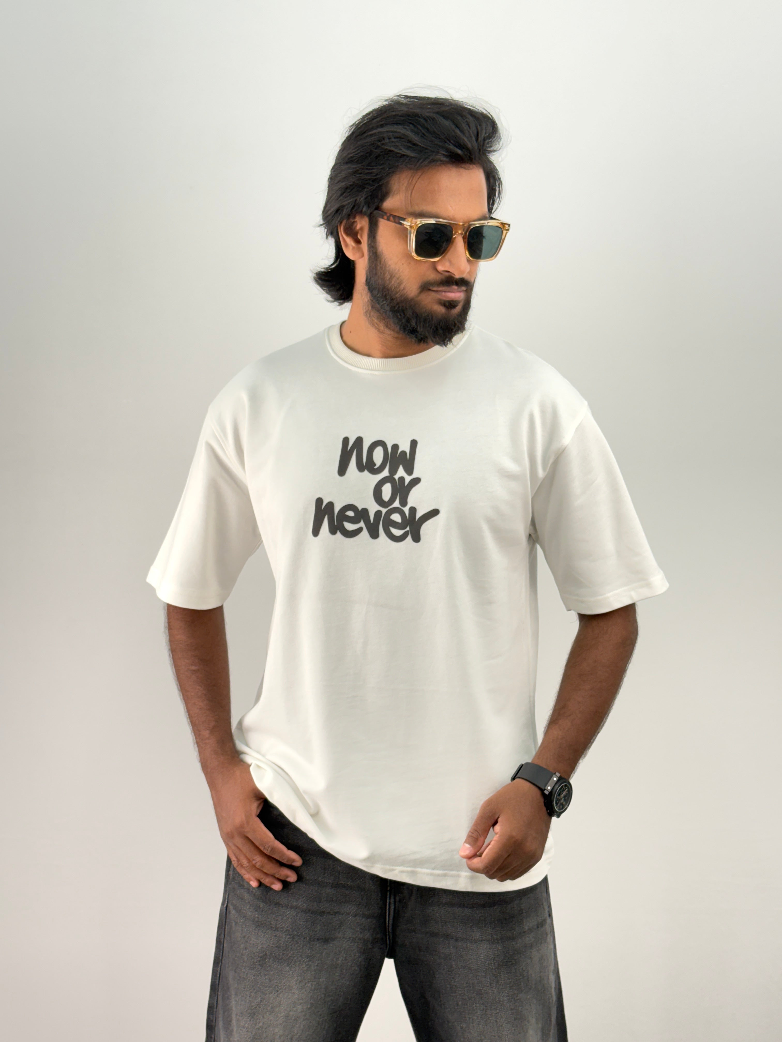 Off White Oversized T-Shirt