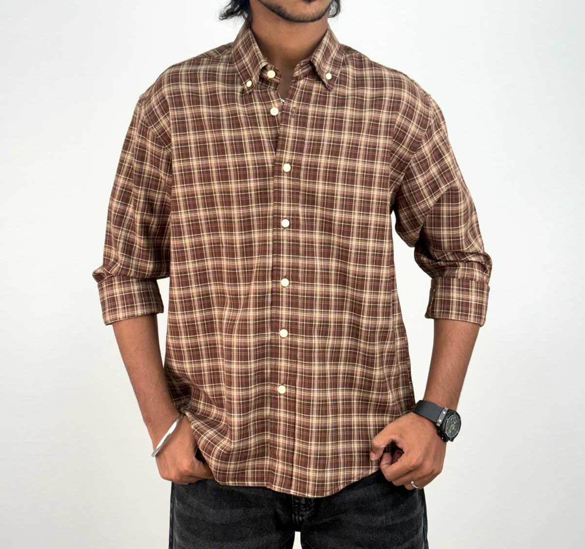 Brown IMP Flannel Shirt 8
