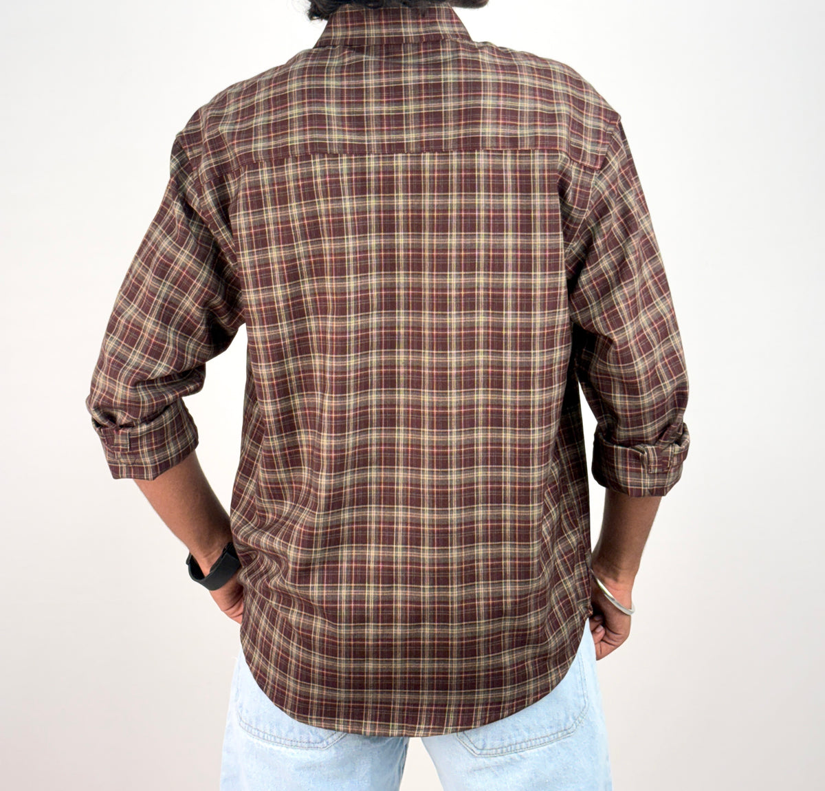 Dark Maroon IMP Flannel Shirt 8