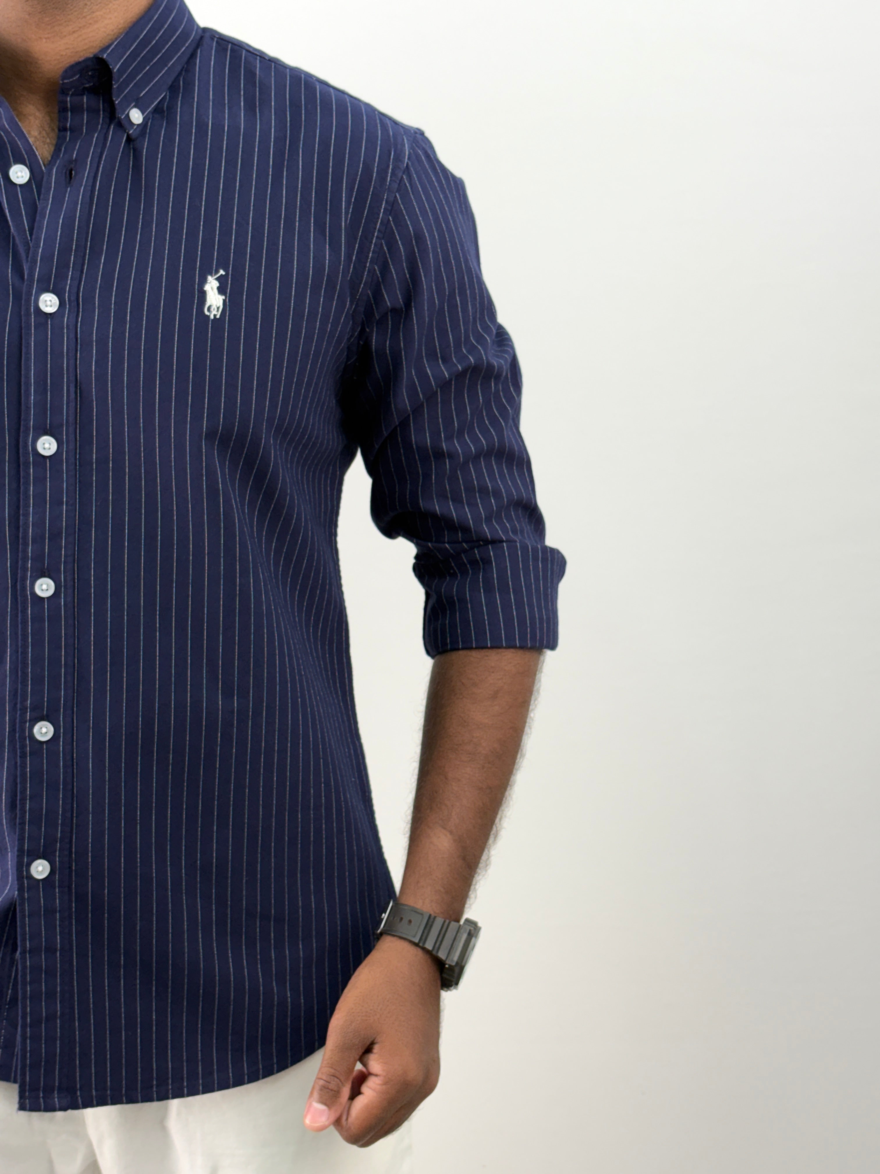 Navy Stripe Shirt