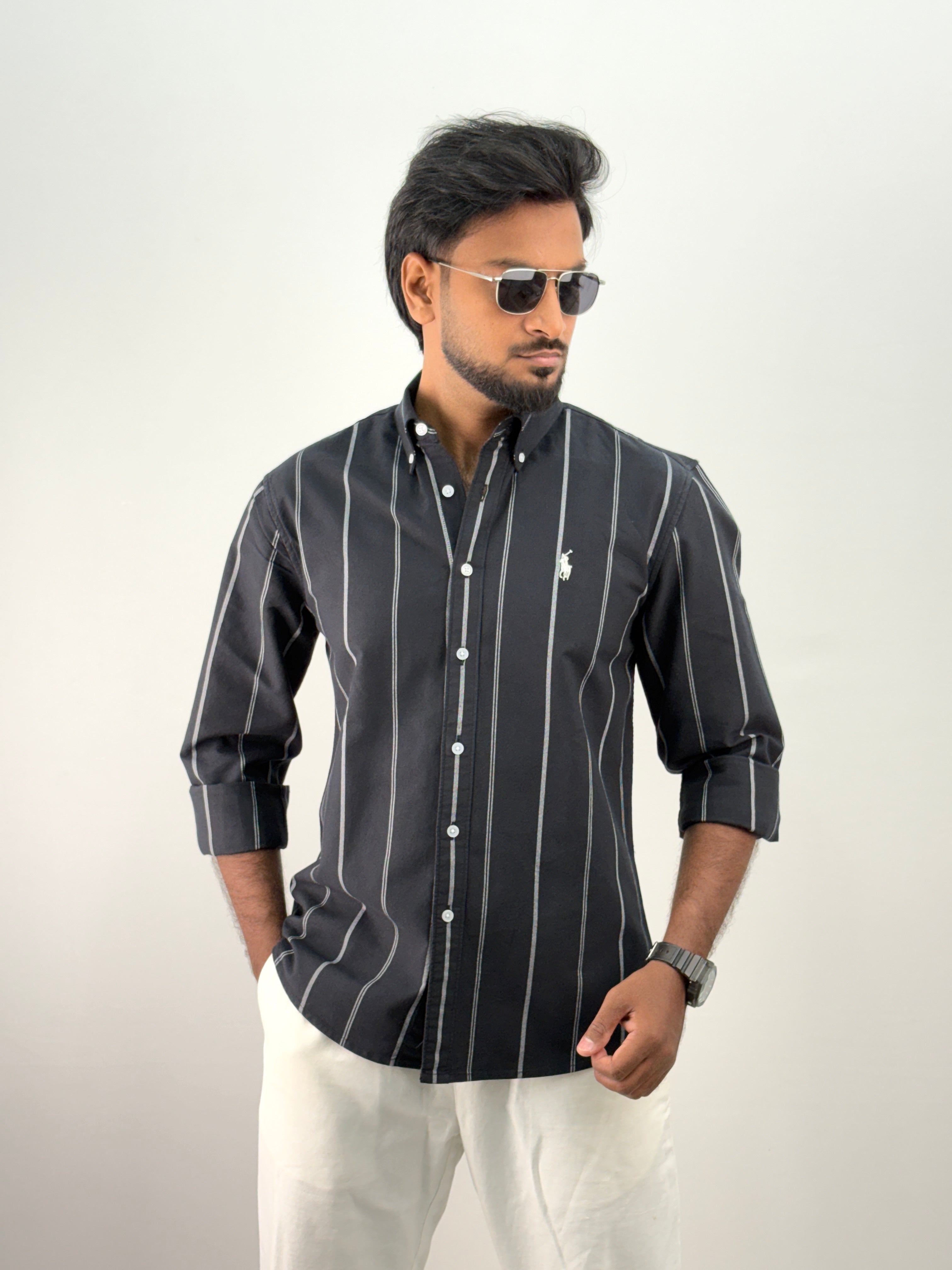 Black Stripe Shirt