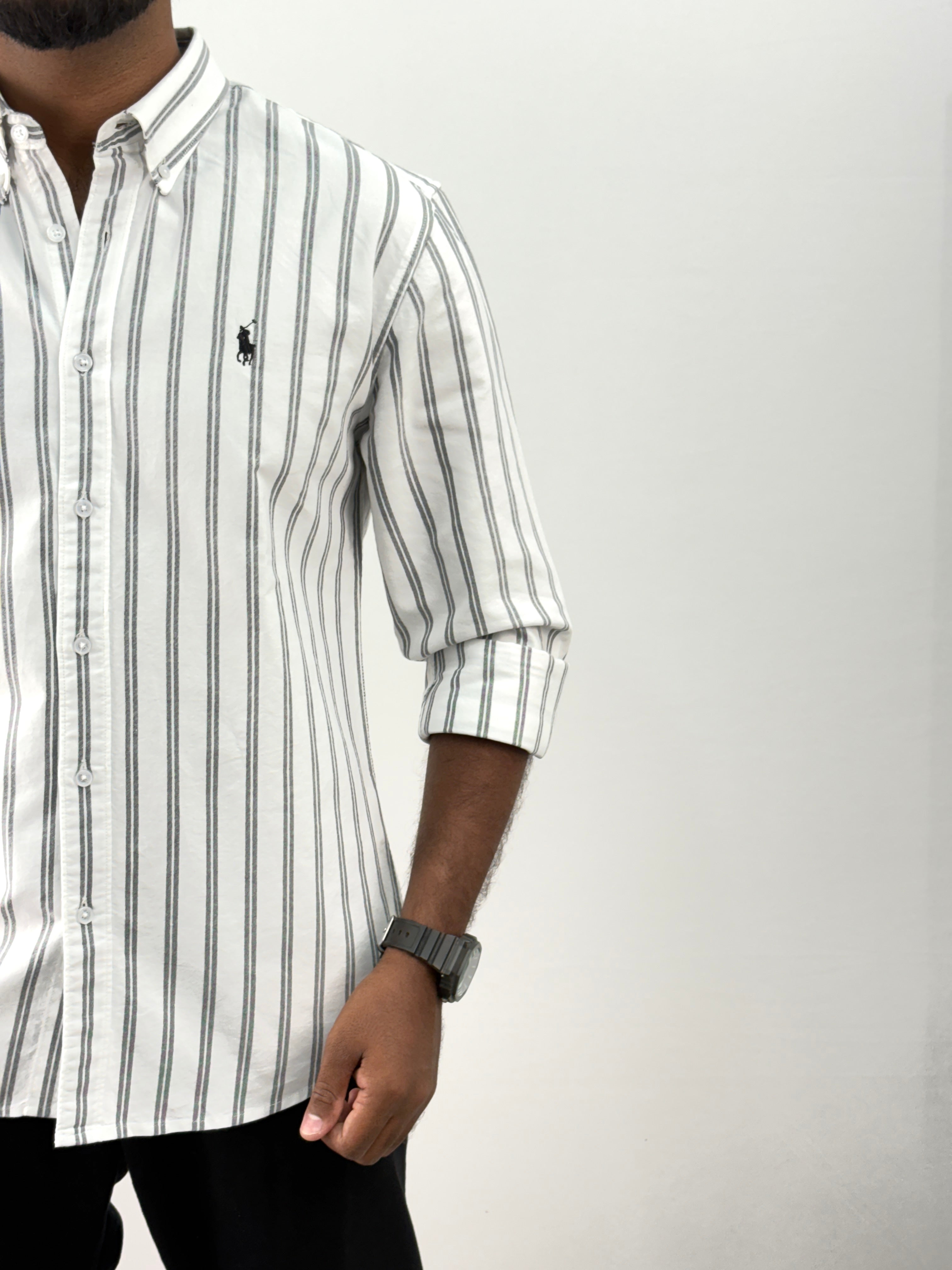 Grey Stripe Shirt