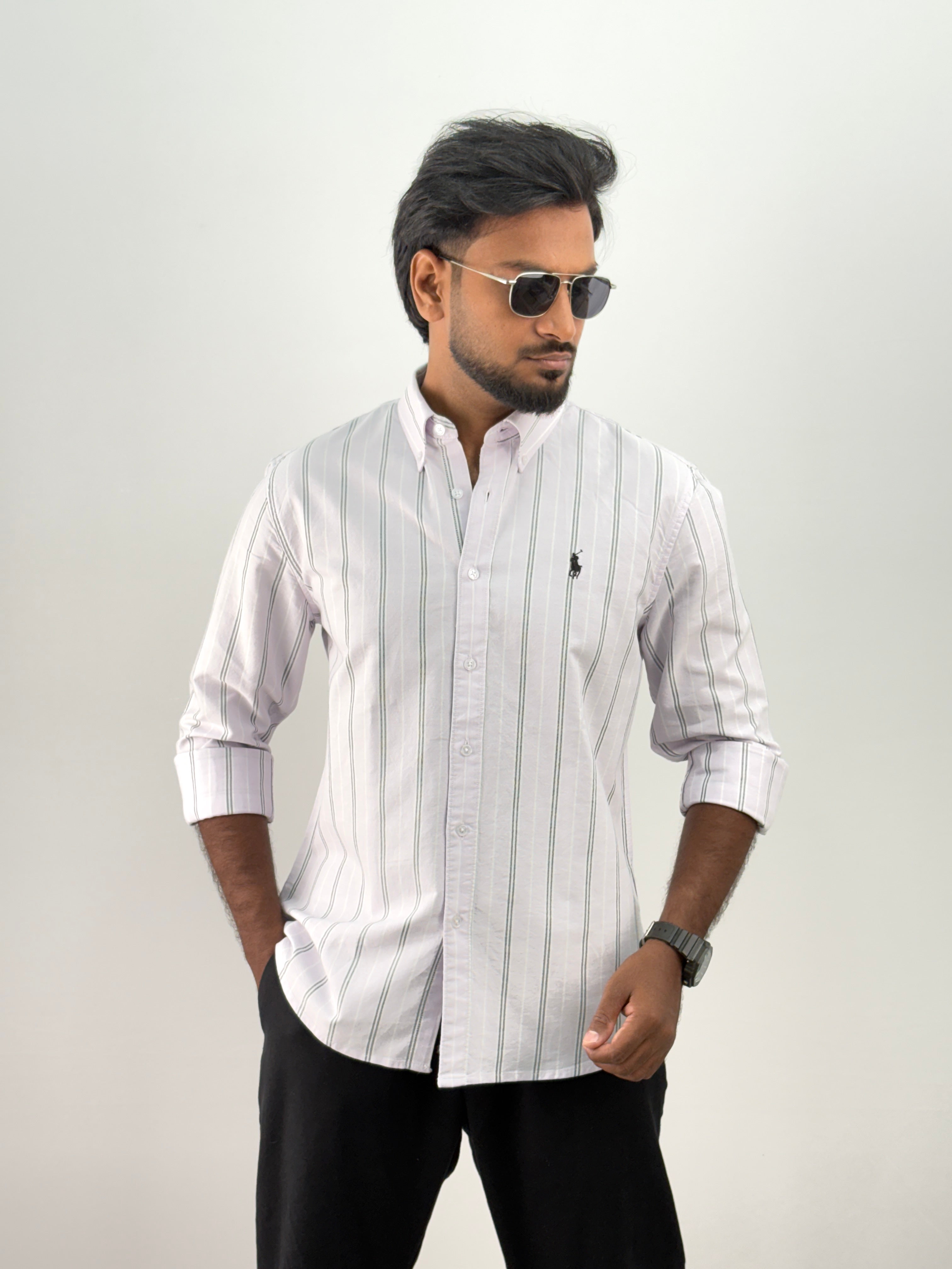 Light Pink Stripe Shirt
