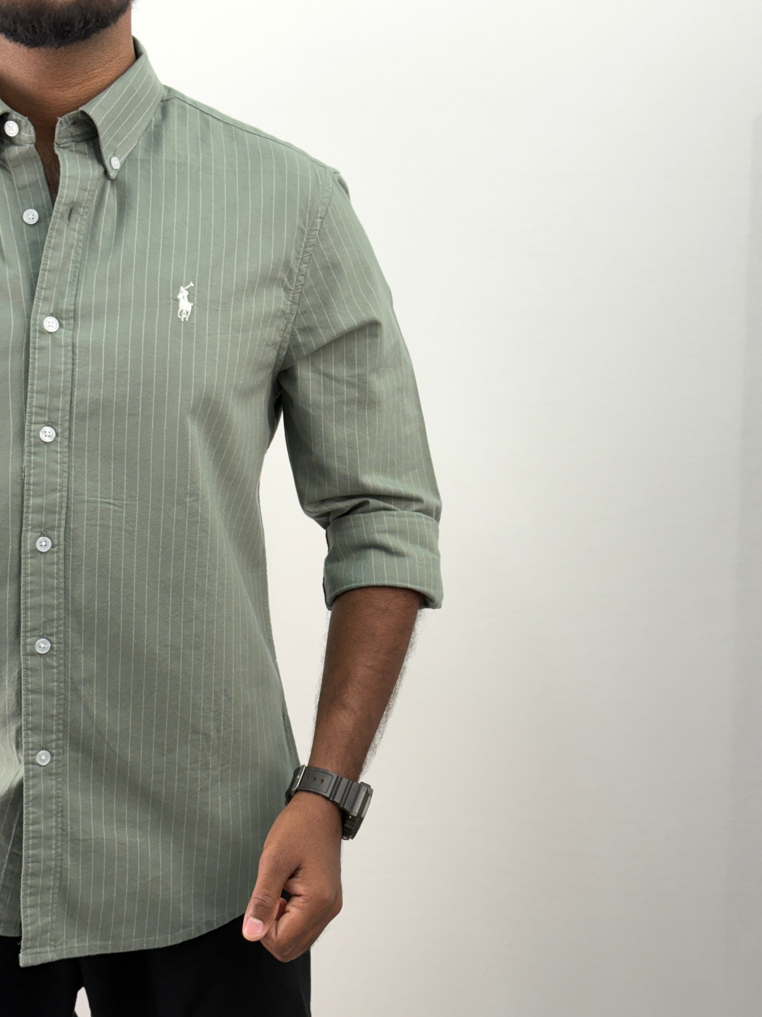 Green Stripe Shirt