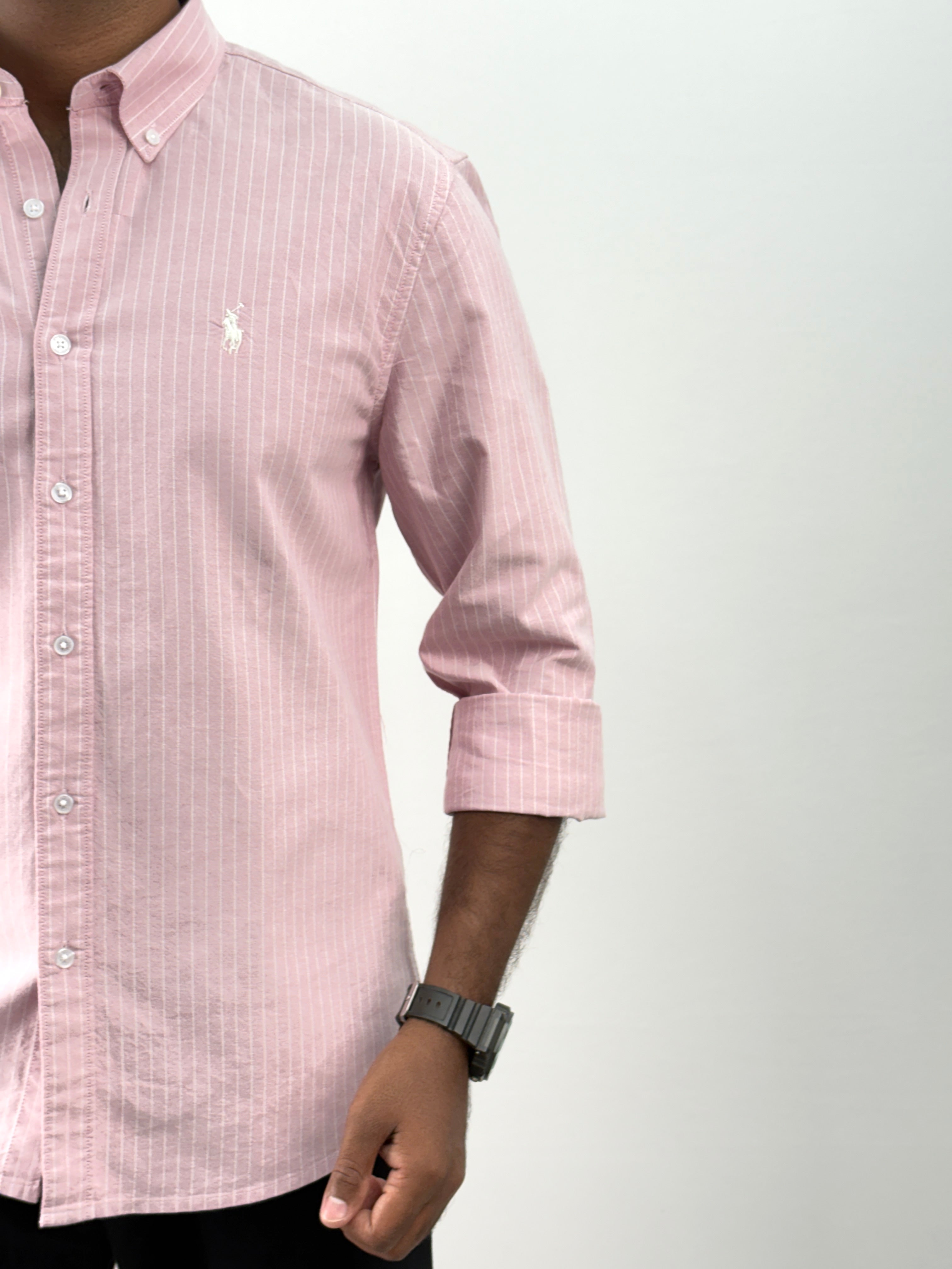 Peach Stripe Shirt