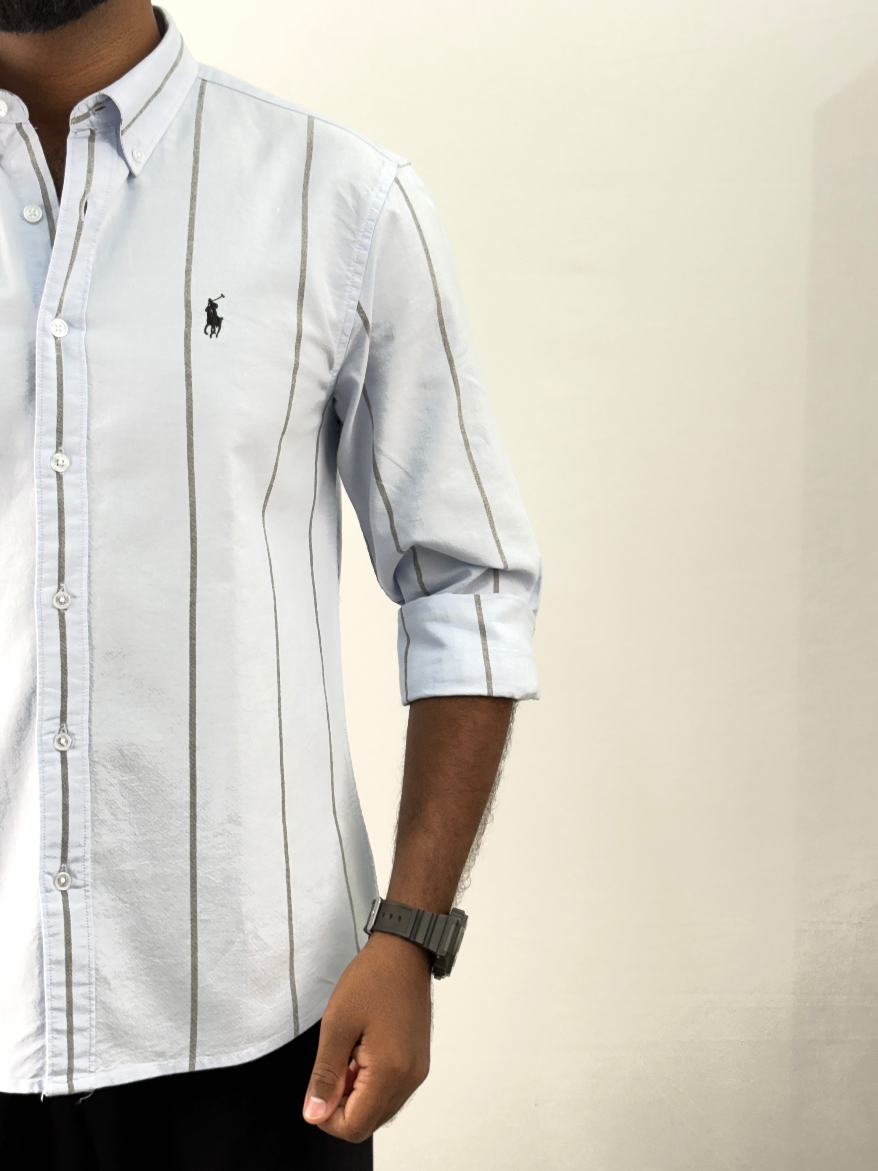 Light Blue Stripe Shirt